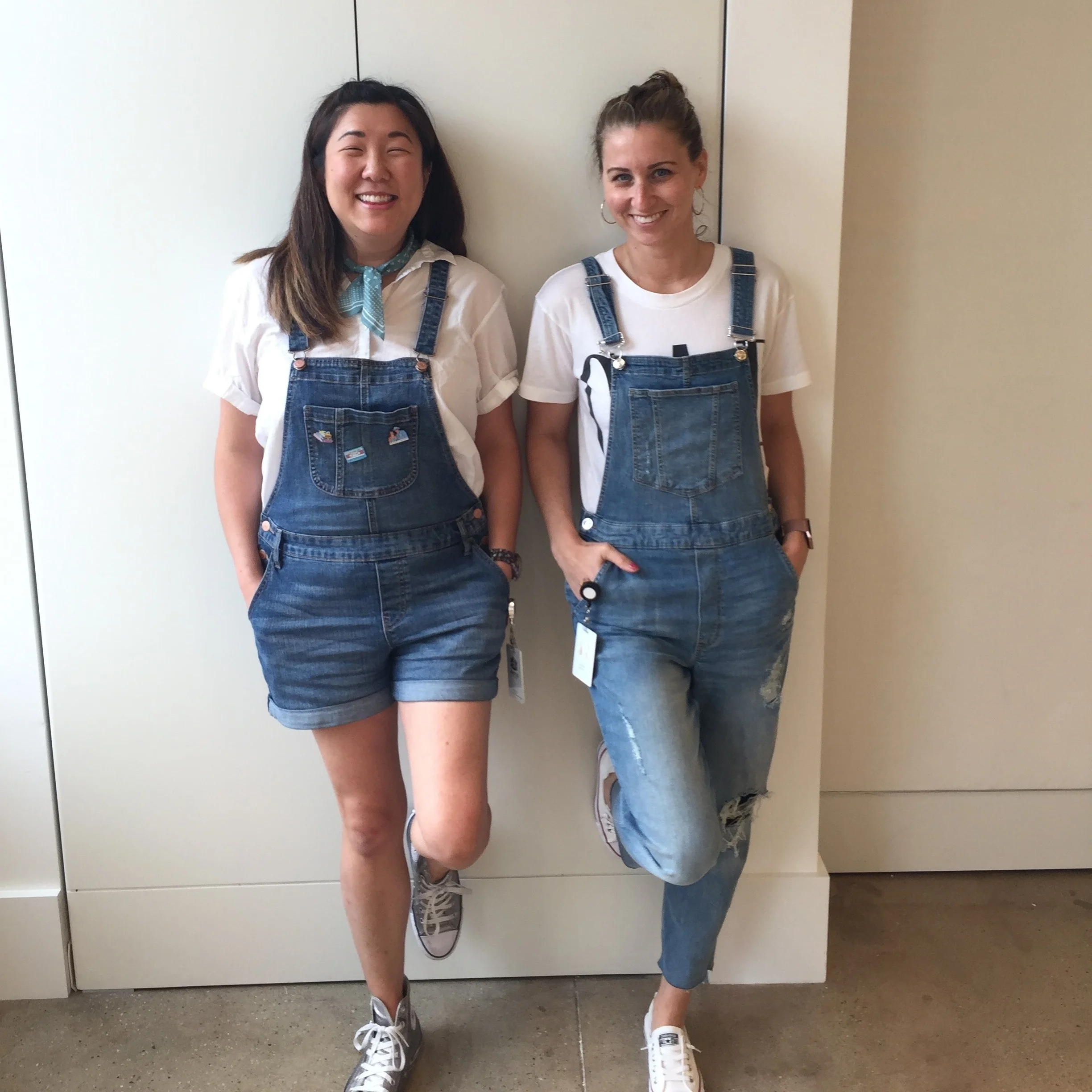 Overall twins.