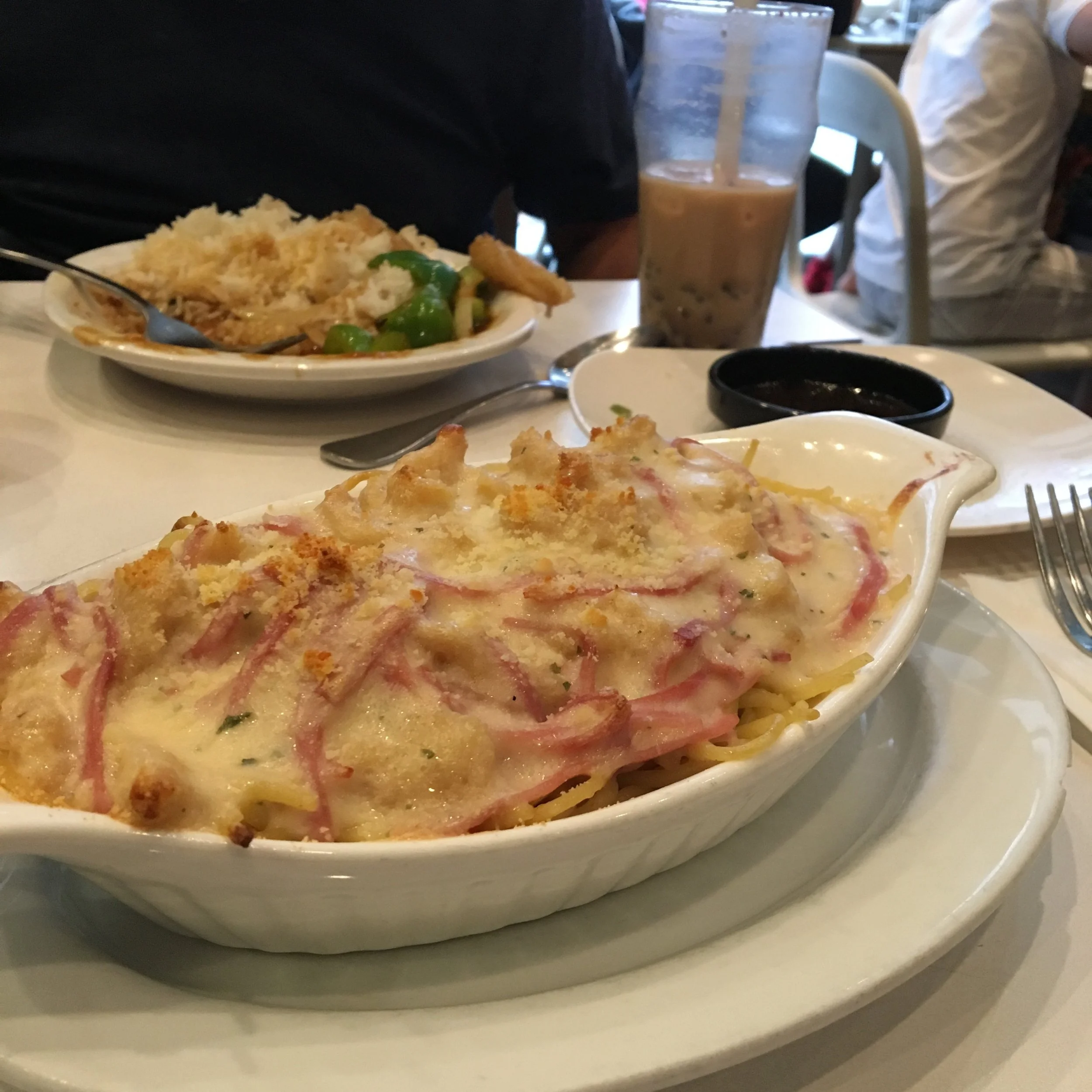 Cha Chan Tang with Dad