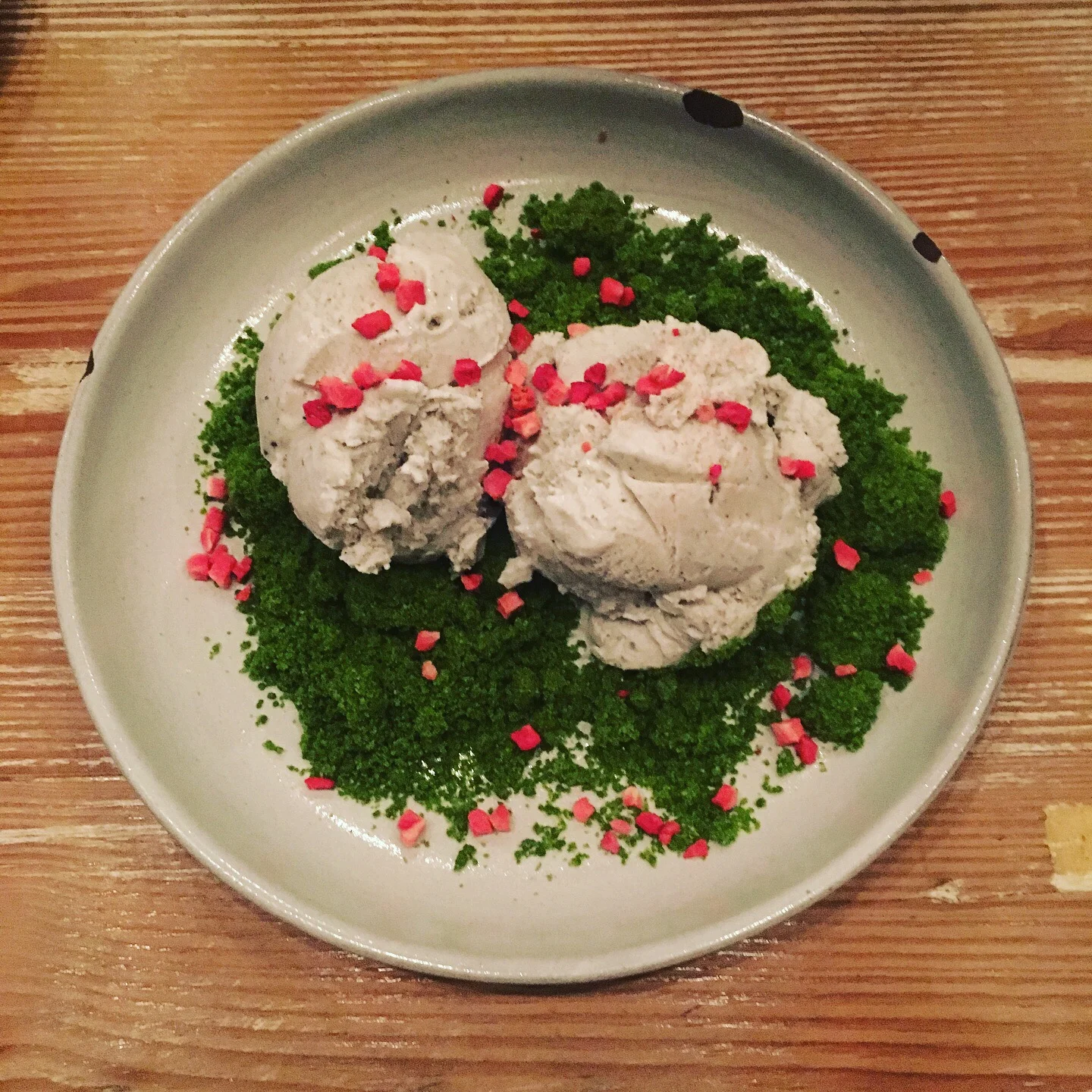 Green Tea Biscuit Crumbs!? I mean, come on!