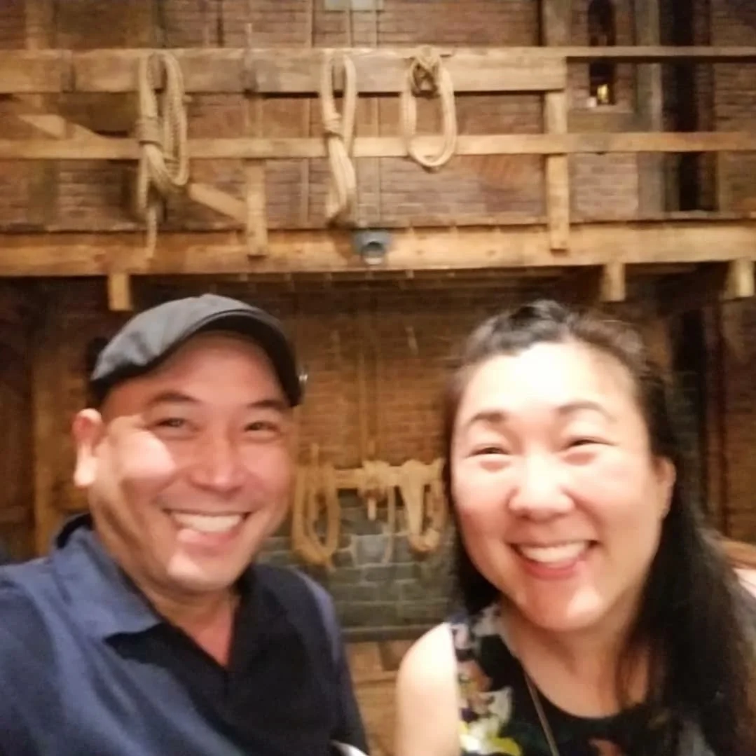 On stage at "HAMILTON" &amp; I'm gonna be an Aunt!