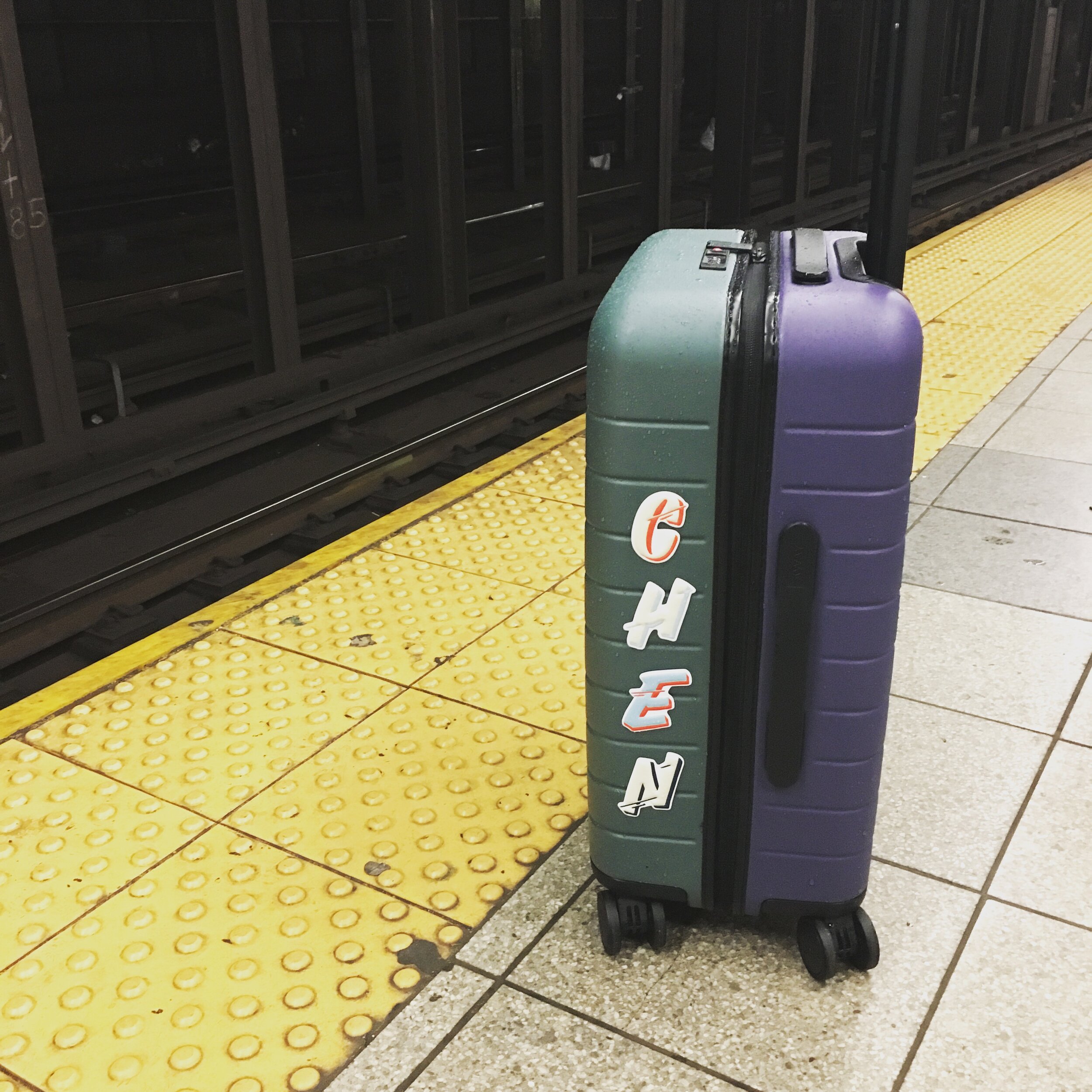 Breaking in my new Away suitcase!