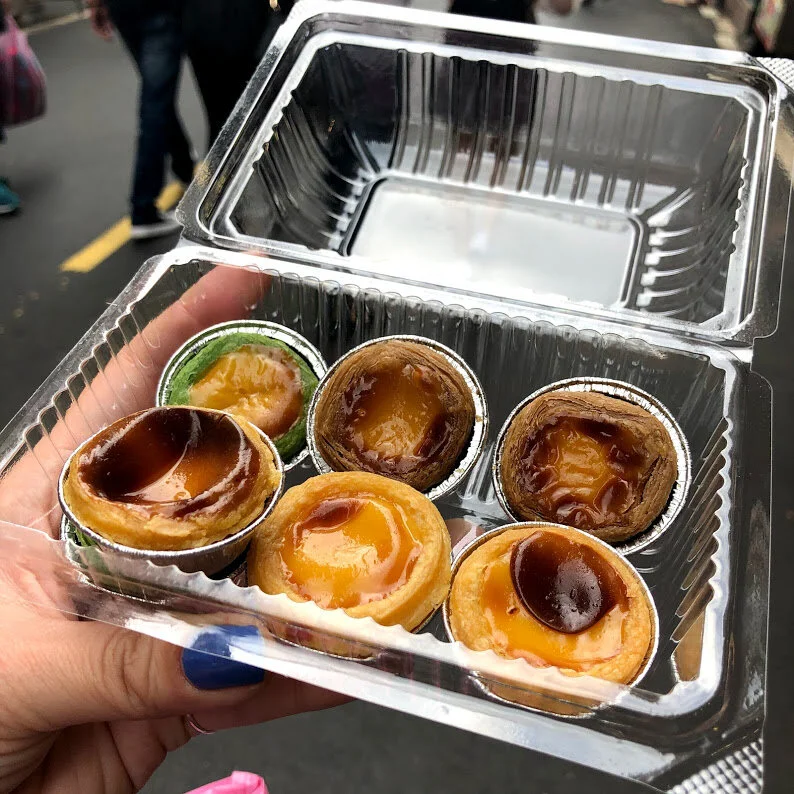 An egg custard tart oops!