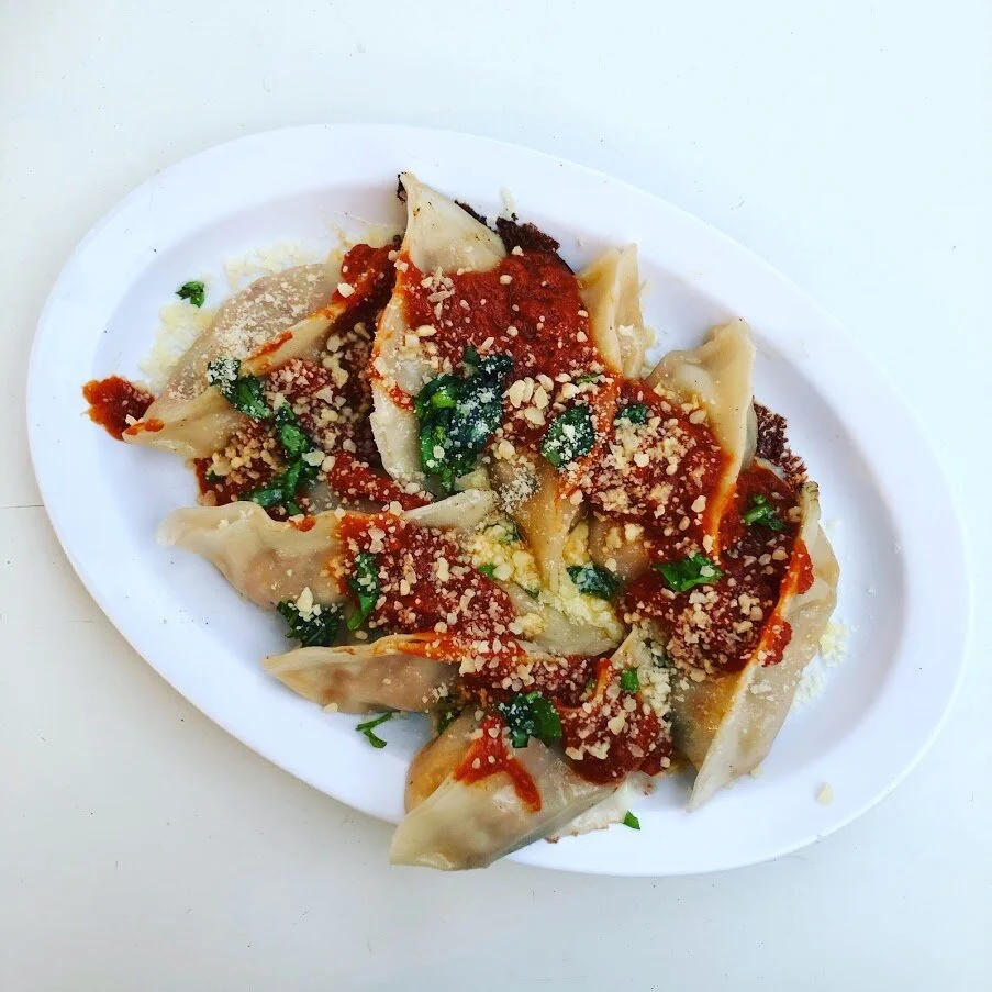 Chicken Parmesan Dumplings!?