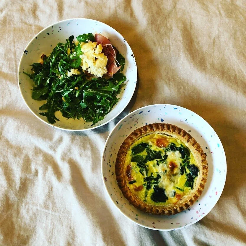 Look! I made a quiche!