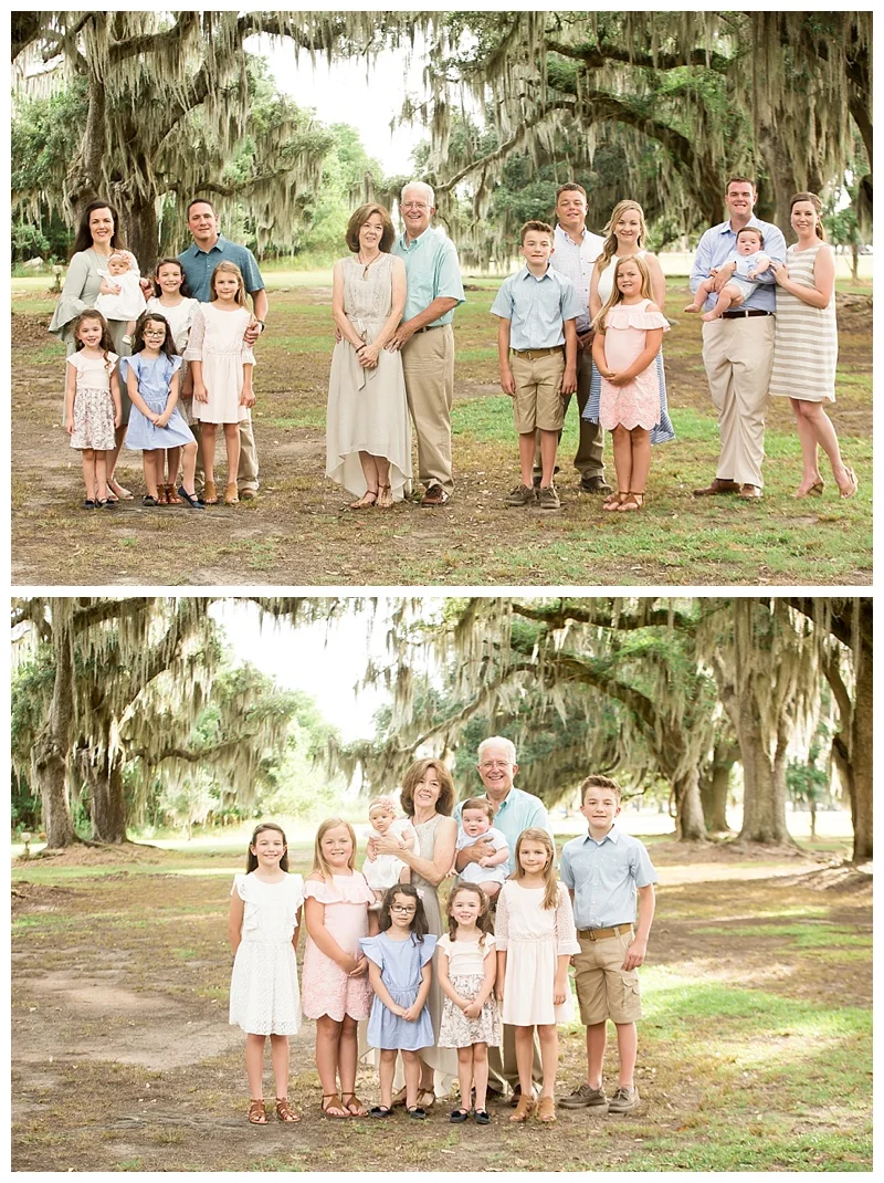 Vallee Extended Family Session Mandeville Family Photographer — Keep It Classy Jen