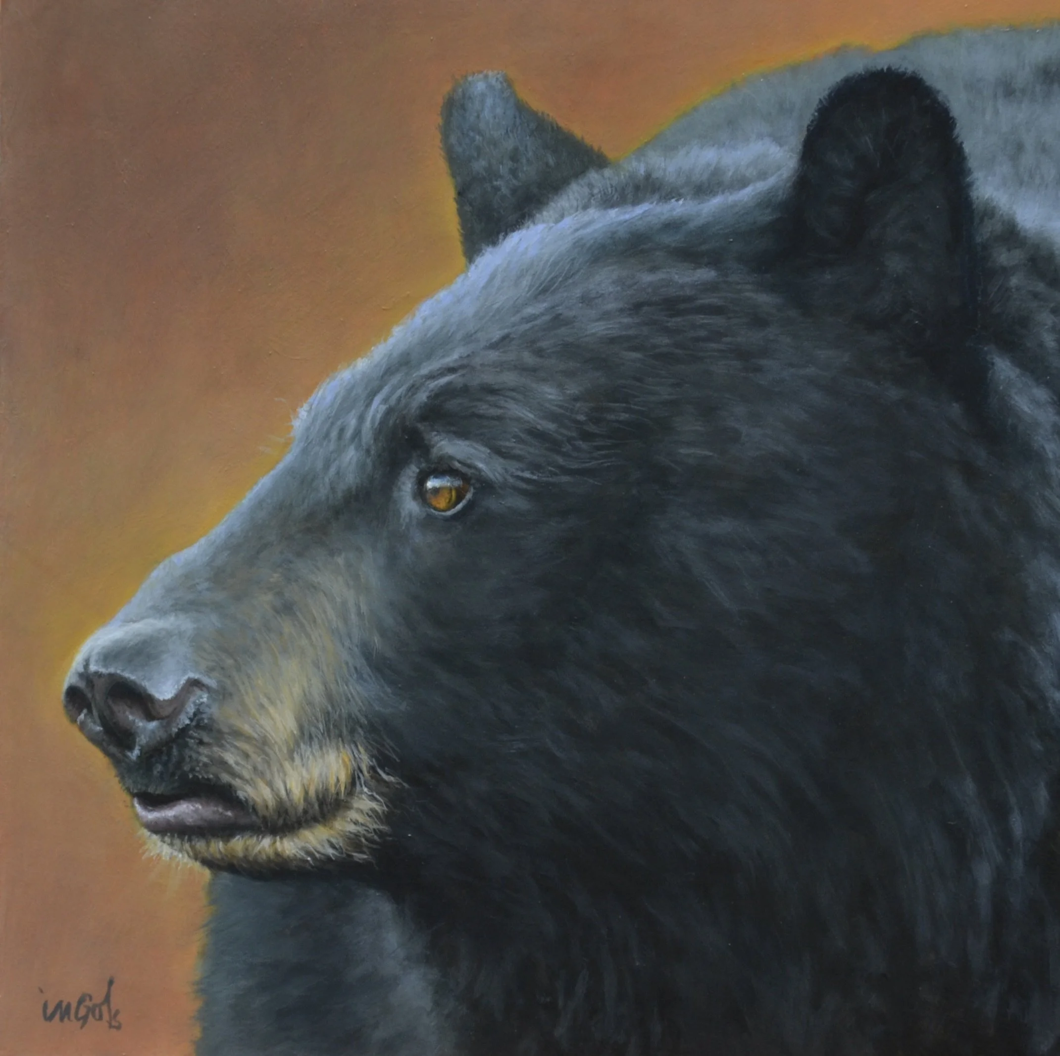 The Blackberry Thief, 12x12