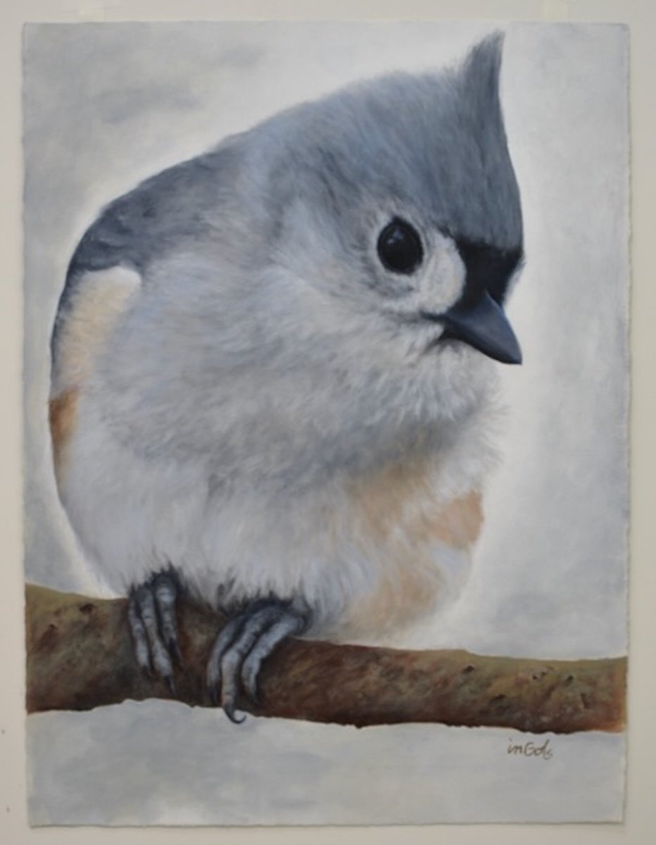 The Forager, 35x27.5 framed, Jane Ingols Art