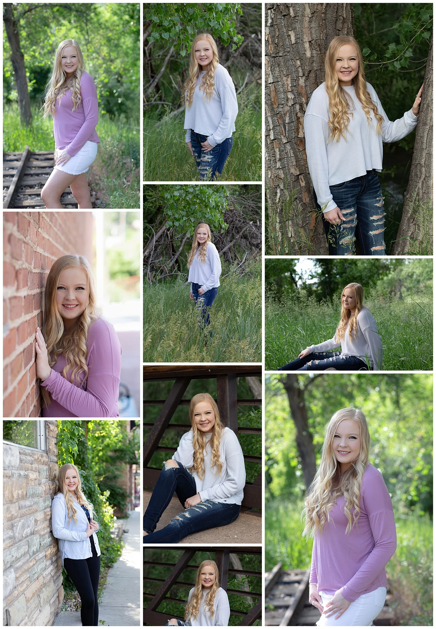 Nichole had her high school senior photos taken on June 29, 2019 with her best friend Kate!