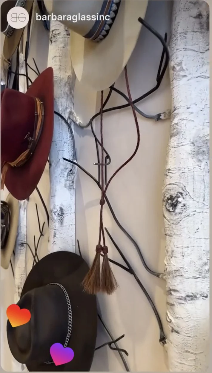 Wall installation for Hat Collection