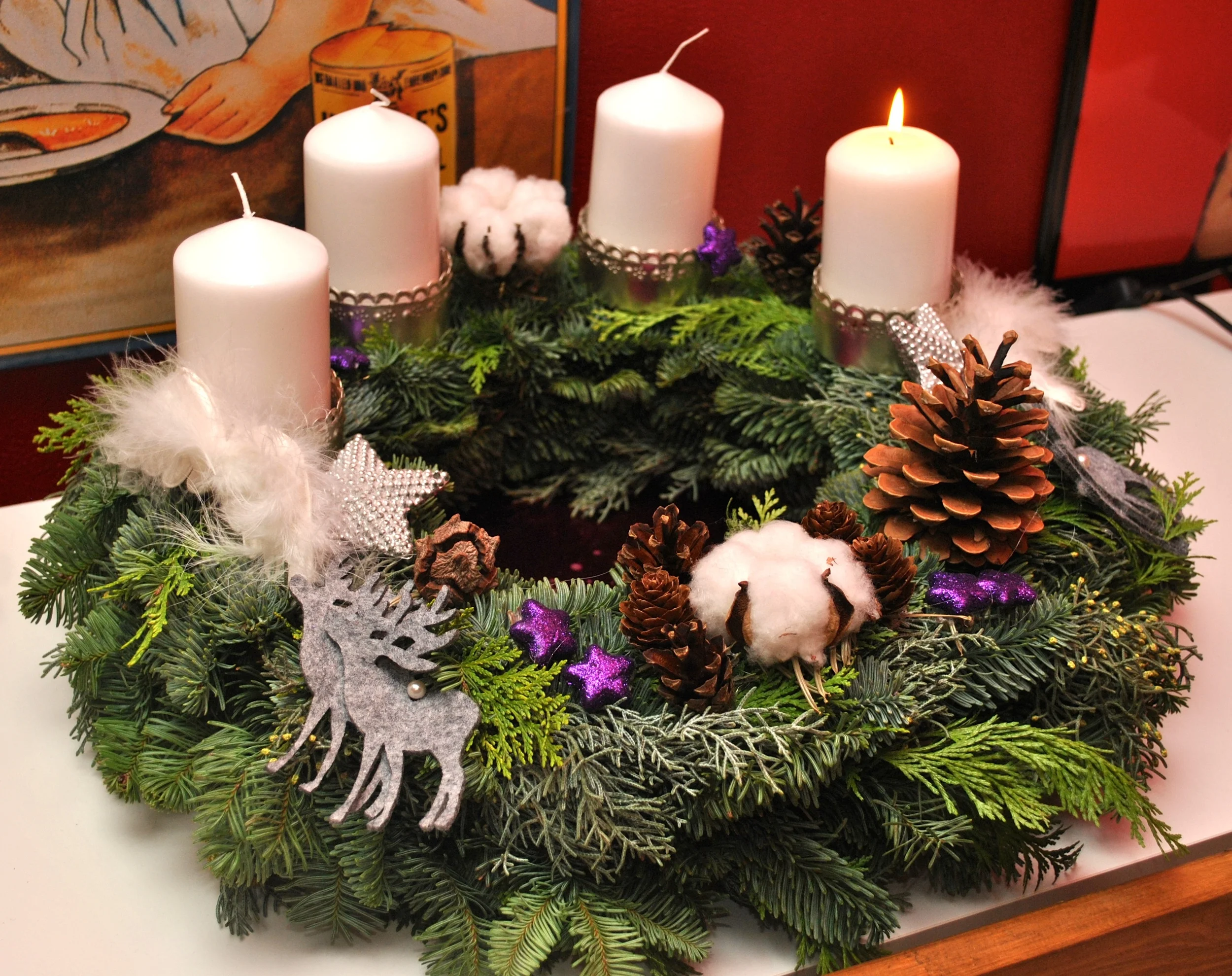 Adventskranz 2013