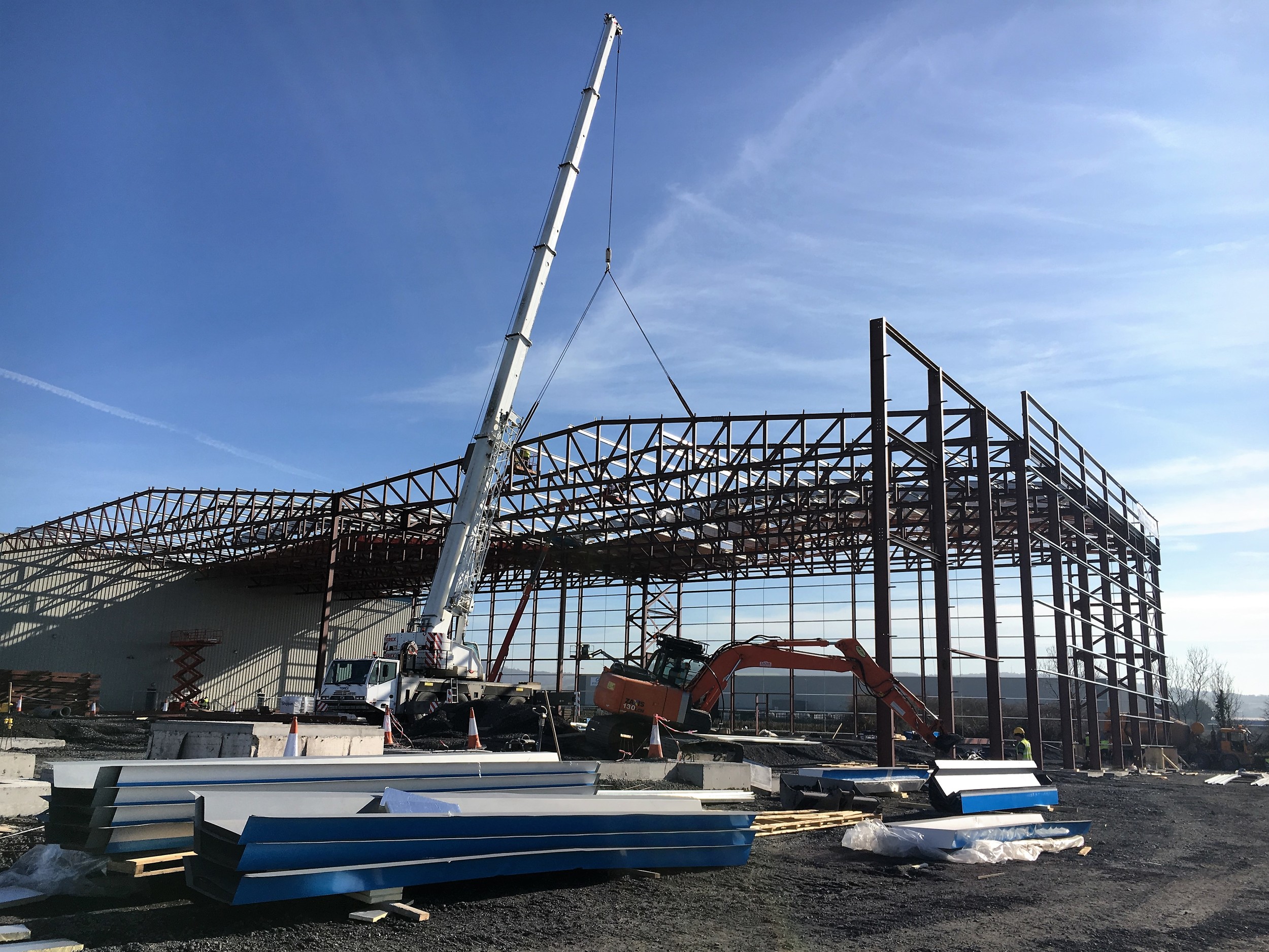 Castlebrowne's Project - Greenogue Warehouse Construction Phase