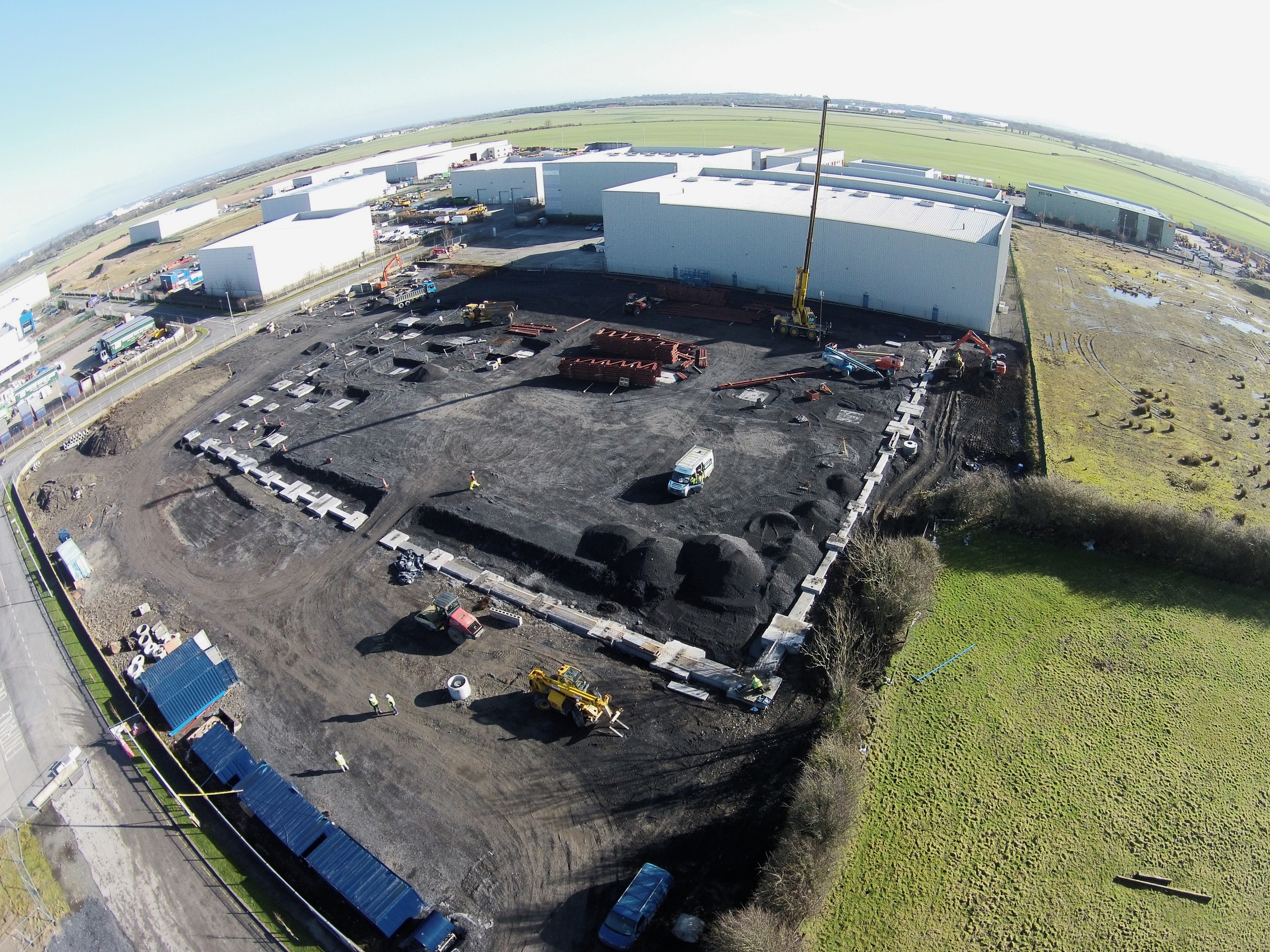 Castlebrowne's Project - Greenogue Warehouse Construction Phase