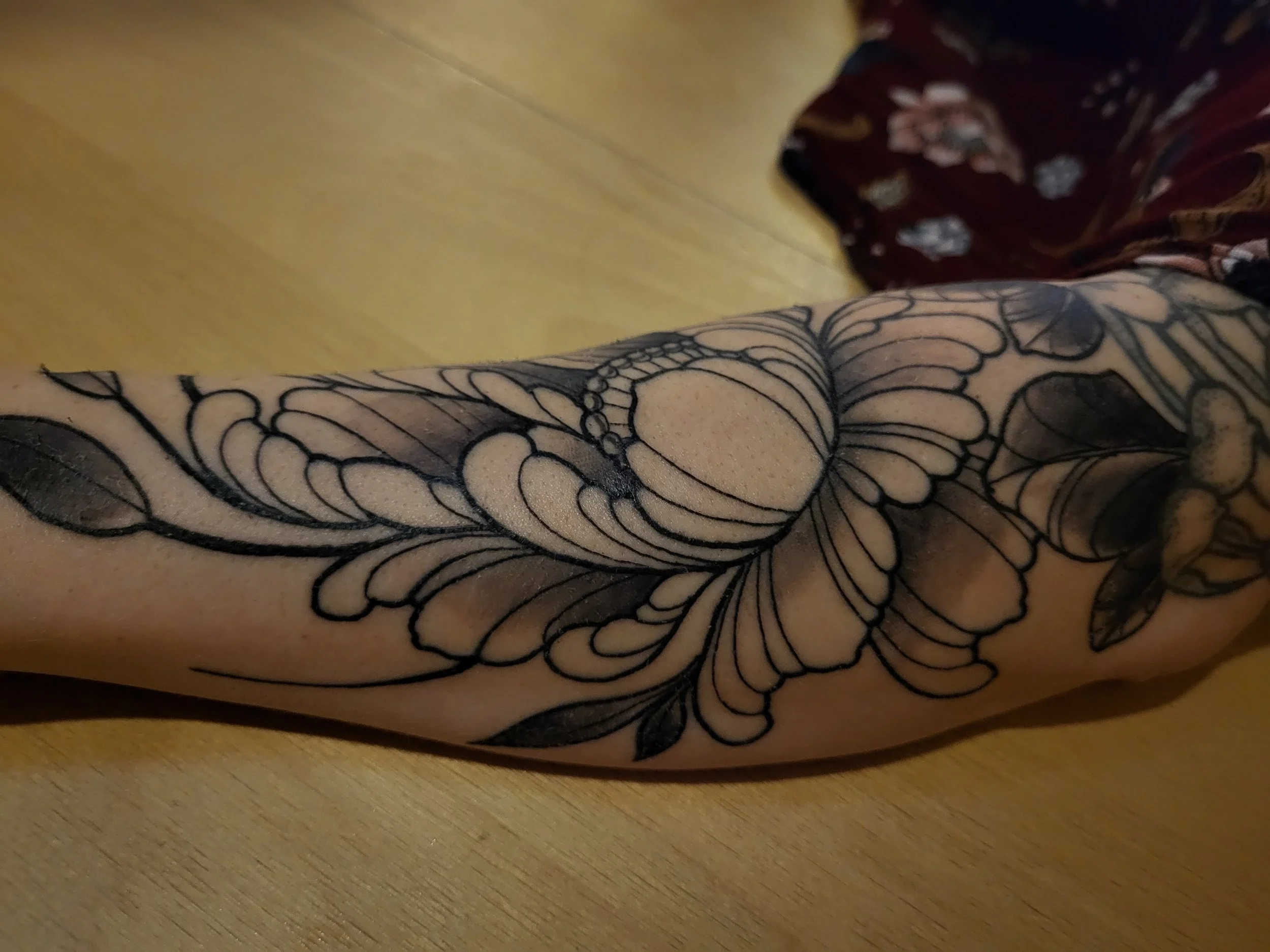 Flower Tattoo by Ian Efrom