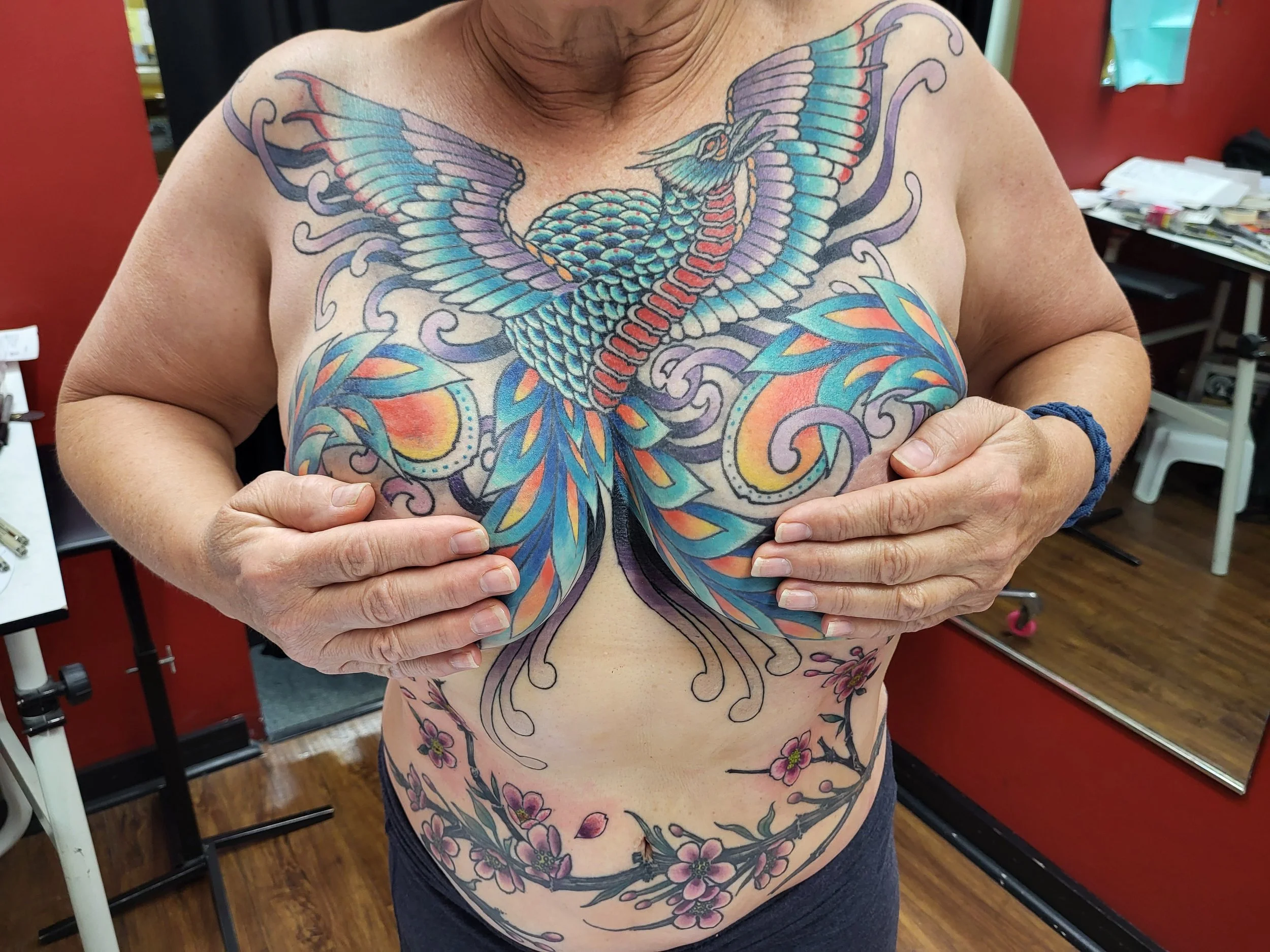  Phoenix Tattoo by Ian Efrom 
