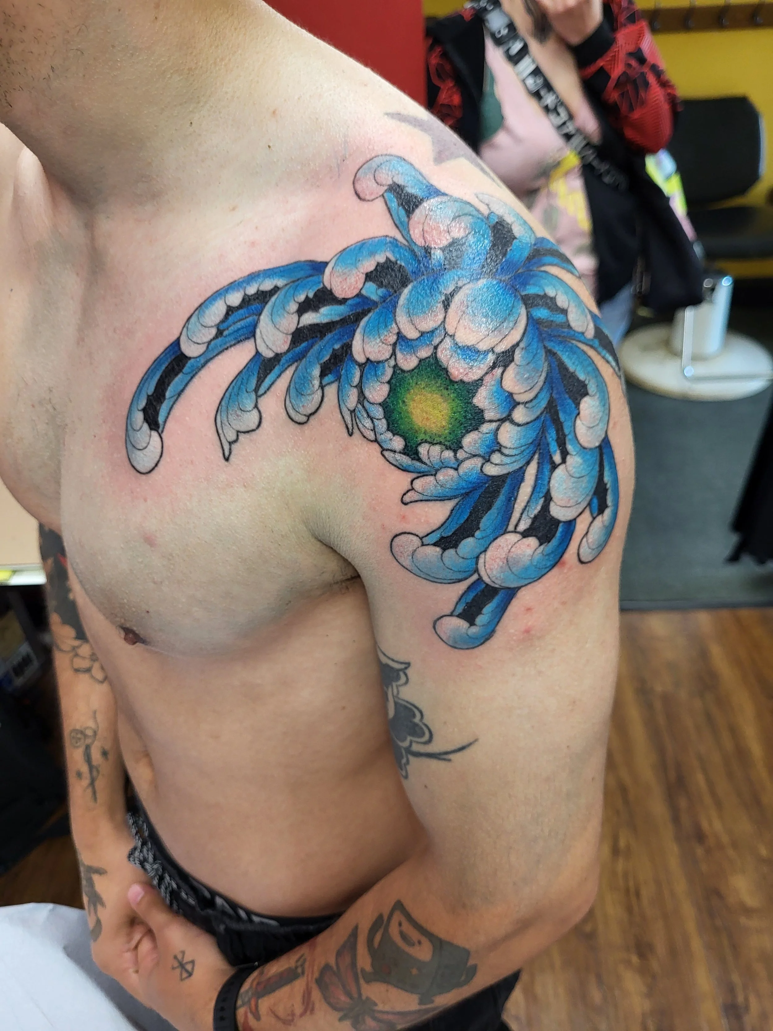  Flower Tattoo by Ian Efrom 