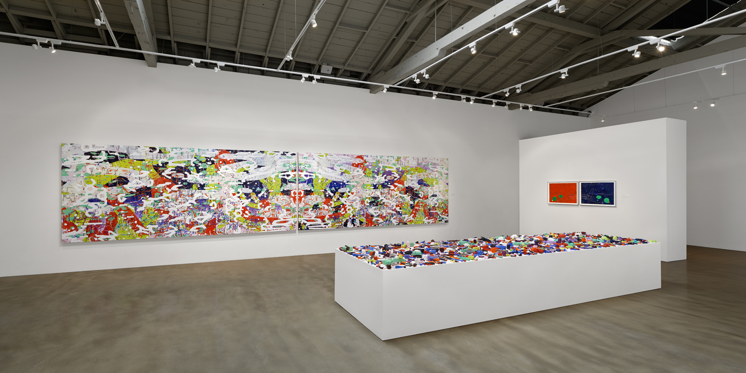  [installation] &nbsp; Iterations &amp; Assertions,&nbsp; 2014 Site-specific mural, sculptural installation, works on paper 
