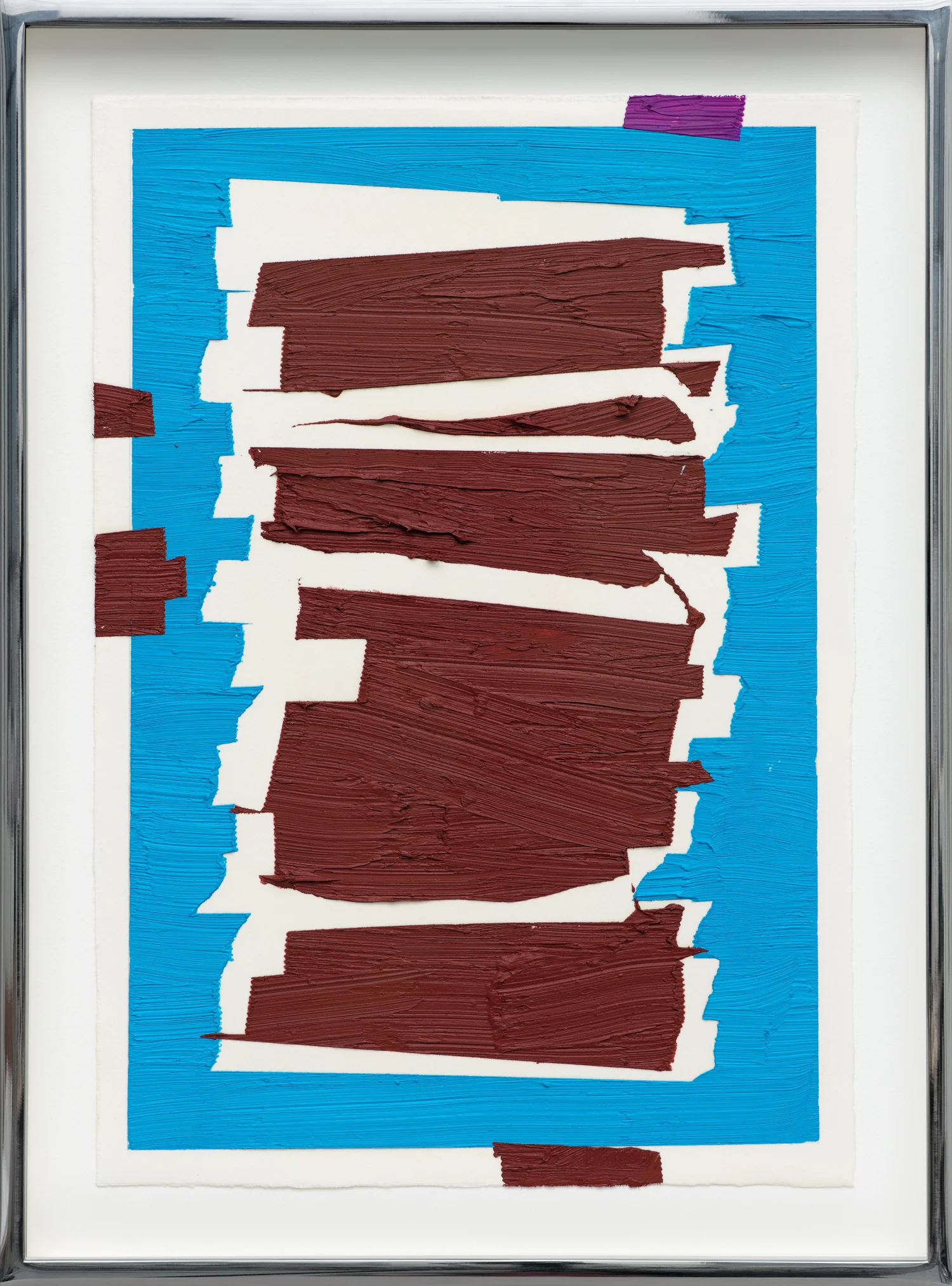 (Untitled) Oil Study No. 23, 2013 Oil on prepared paper 12 ½" x 8 ¾" (14 ½" x 10 ¾" x 1 ½" framed) 