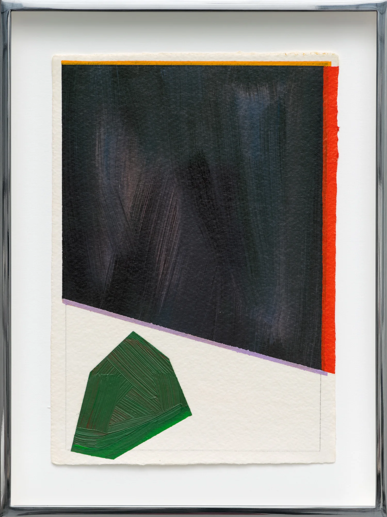 (Untitled) Oil Study No. 25, 2013 Oil on prepared paper 8 ¼" x 5 ¾" (10 ¼" x 7 ¾" x 1 ¼" framed)