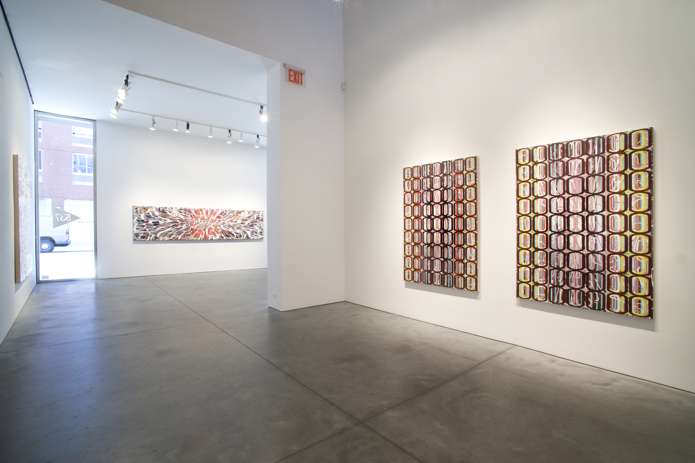  [installation] &nbsp; Recursions,&nbsp; 2008 Paintings, framed works on paper Dimensions variable 