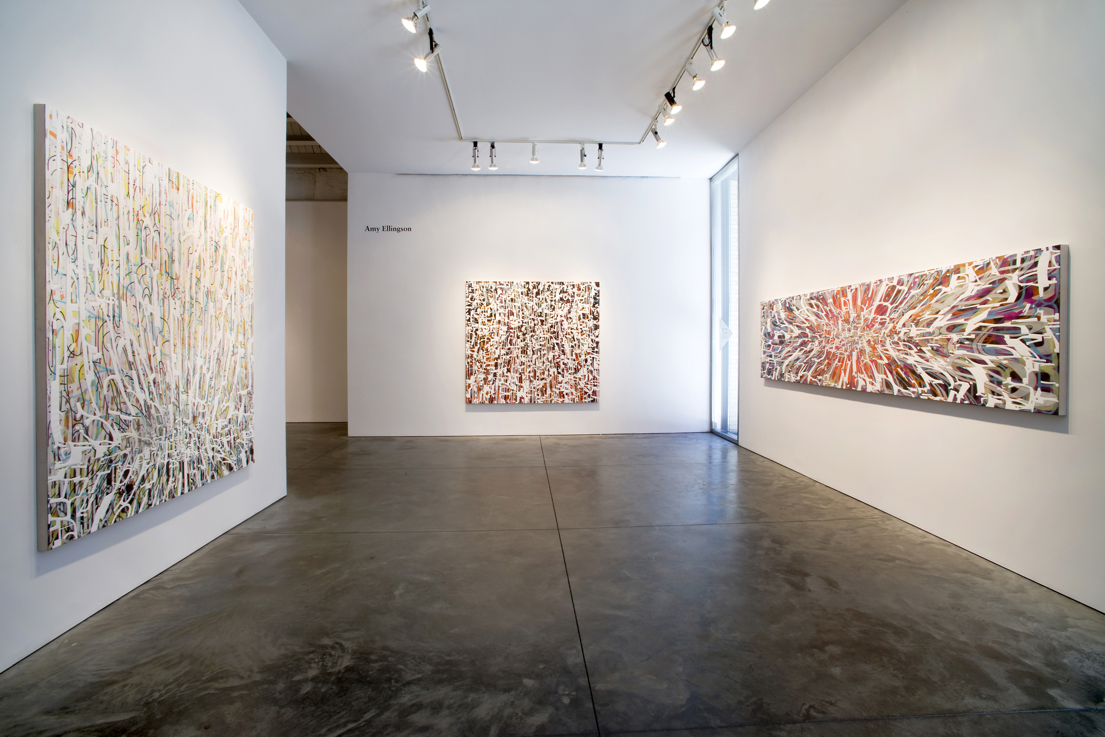  [installation] &nbsp; Recursions,&nbsp; 2008 Paintings, framed works on paper Dimensions variable 