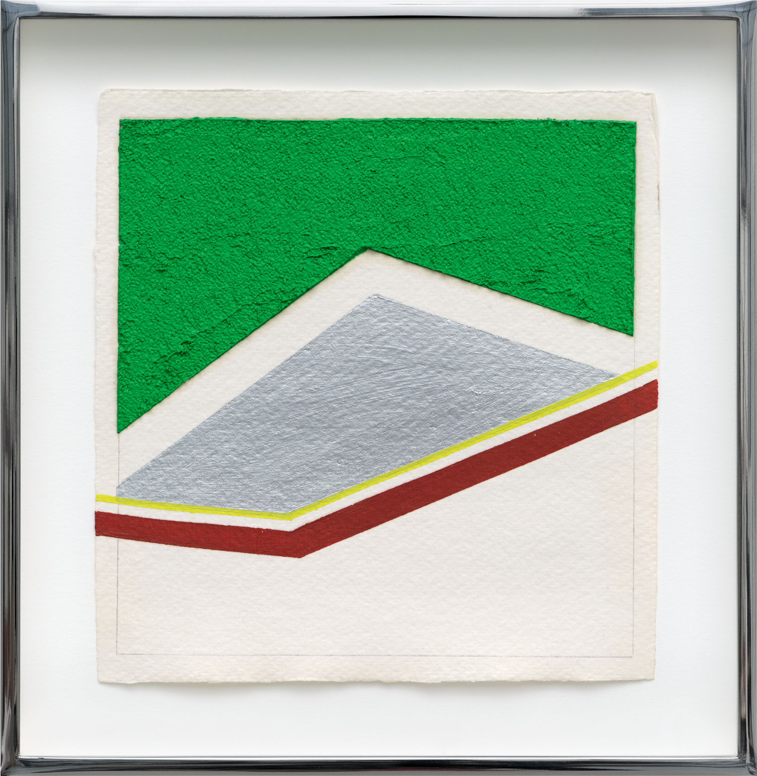 (Untitled) Oil Study No. 31, 2013 Oil on prepared paper 6 ⅞ x 6 ⅝ inches (8 ⅞ x 8 ⅝ inches framed)