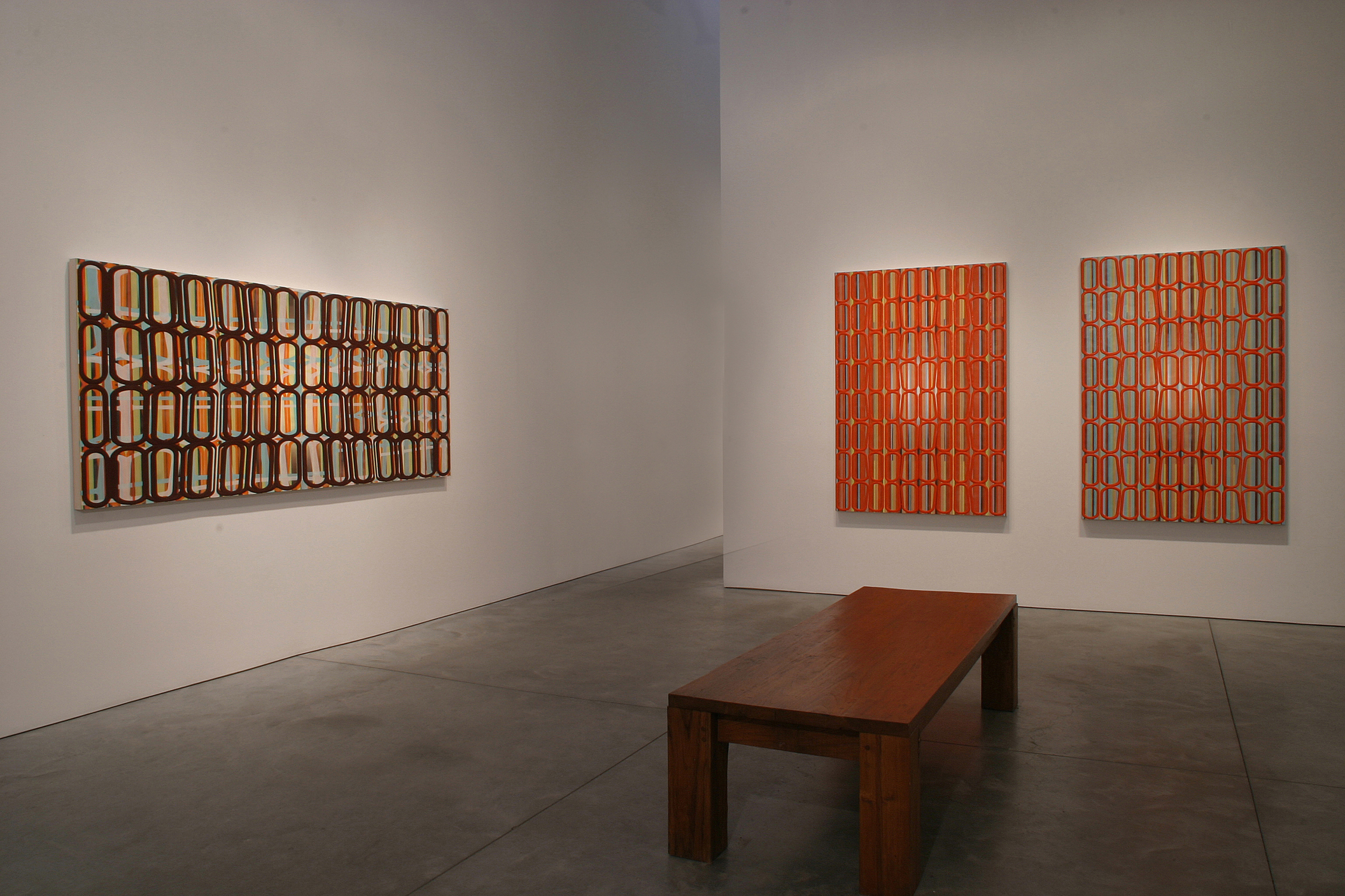  [installation] &nbsp; Semper Augustus,&nbsp; 2004 Oil and encaustic paintings imensions variable 