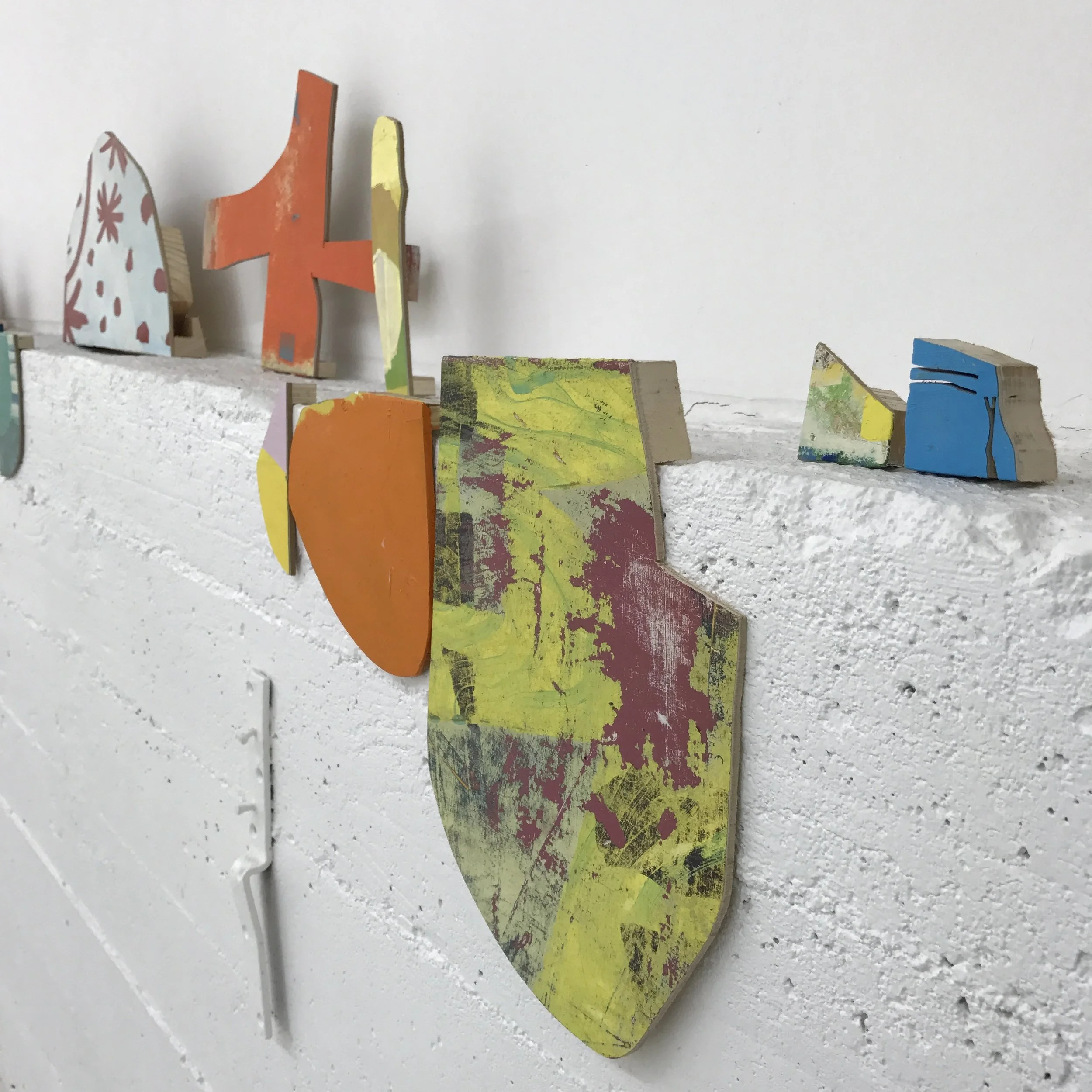 LINDA GEARY, Everything Comes from Something, Only Something Comes From Nothing, 2012-2016. 100+ paintings, various sizes, acrylic and oil on panel