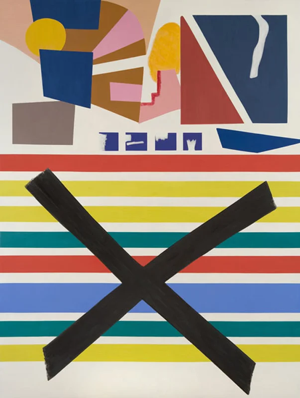 Shirley Jaffe, X Encore, 2007