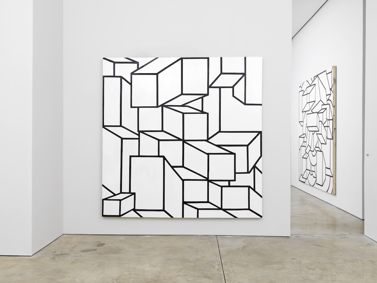 Cheim & Read exhibition, Al Held: Black and White Paintings, 2016. 