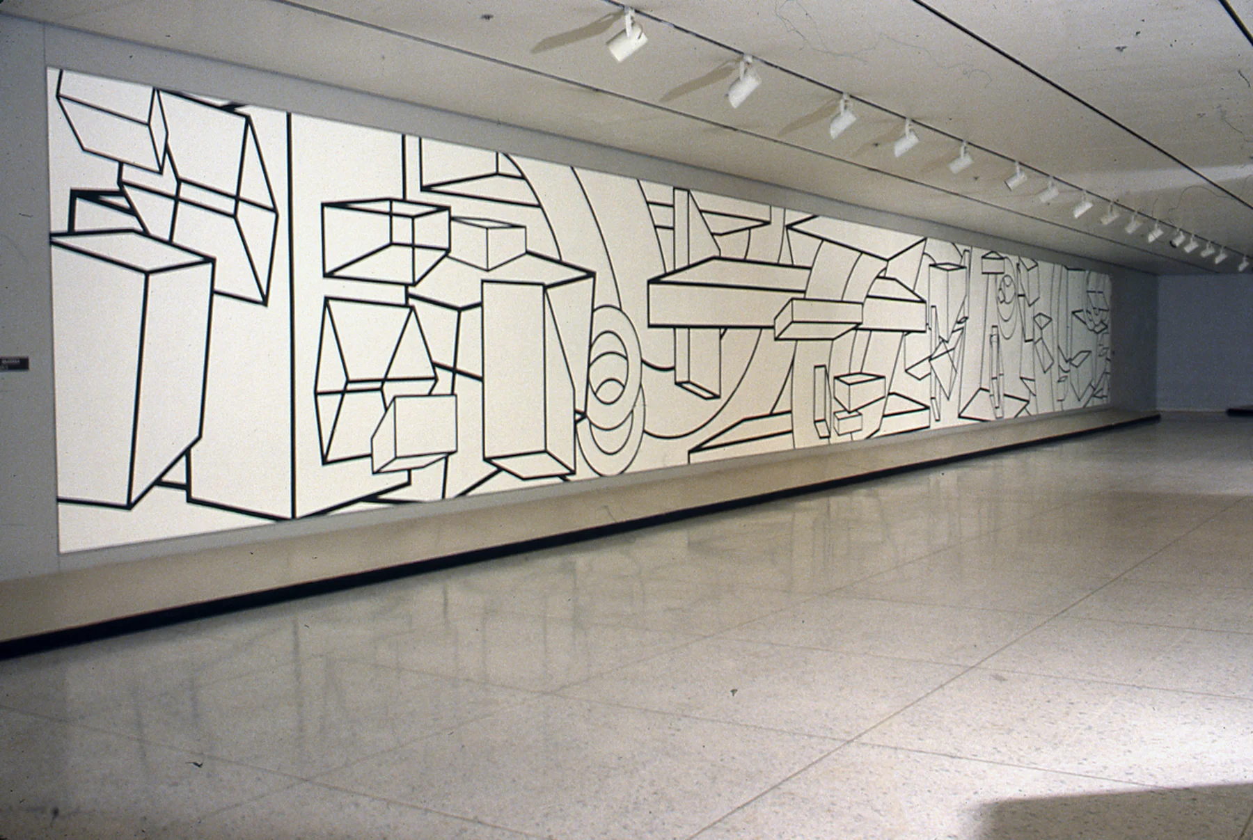 Al Held, Rothko's Canvas, 1969-70, acrylic on canvas, 10 x 90 feet