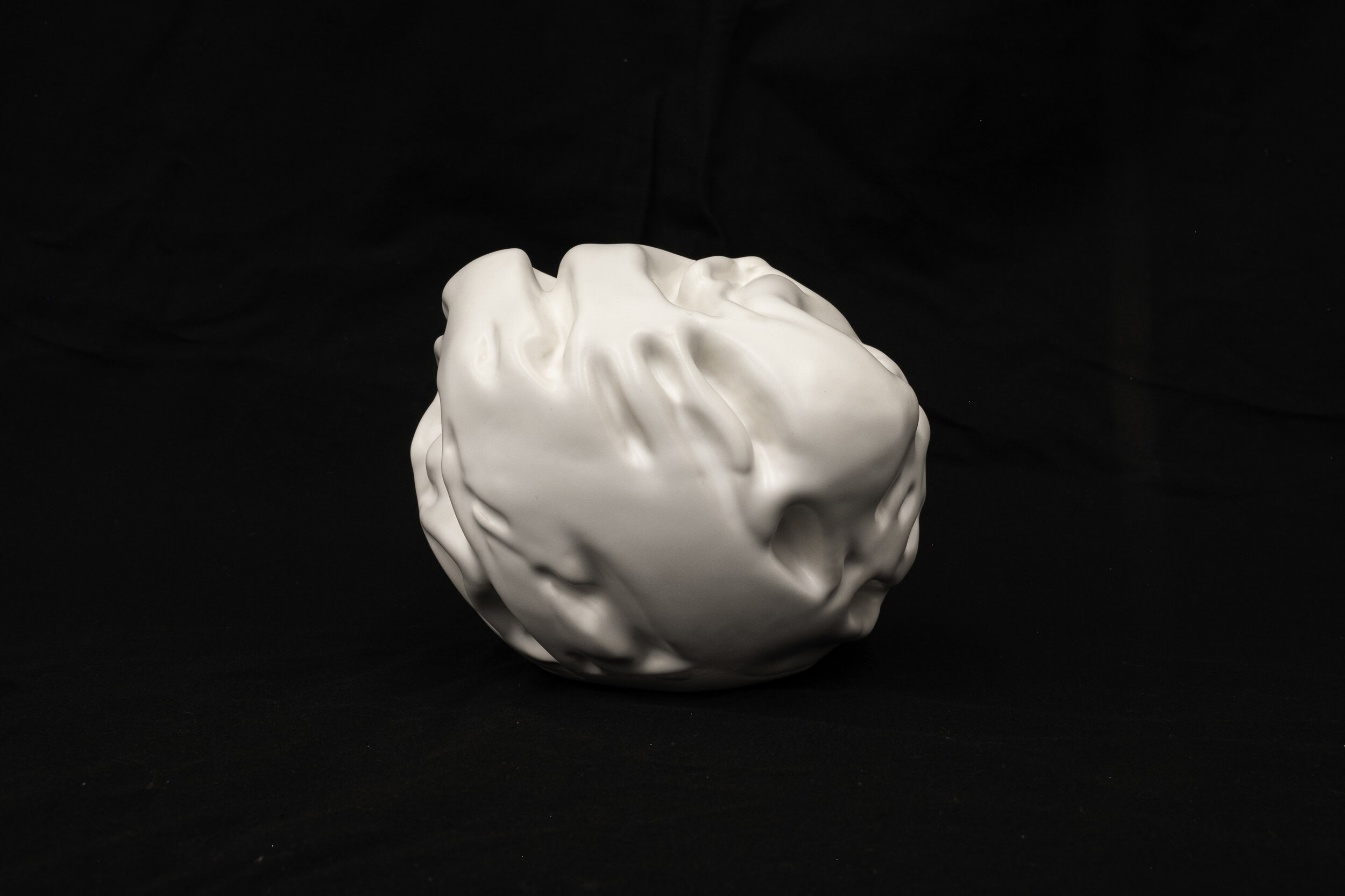   Artifact No. 10,  2019 Glazed porcelain Diameter: approximately  7 inches 