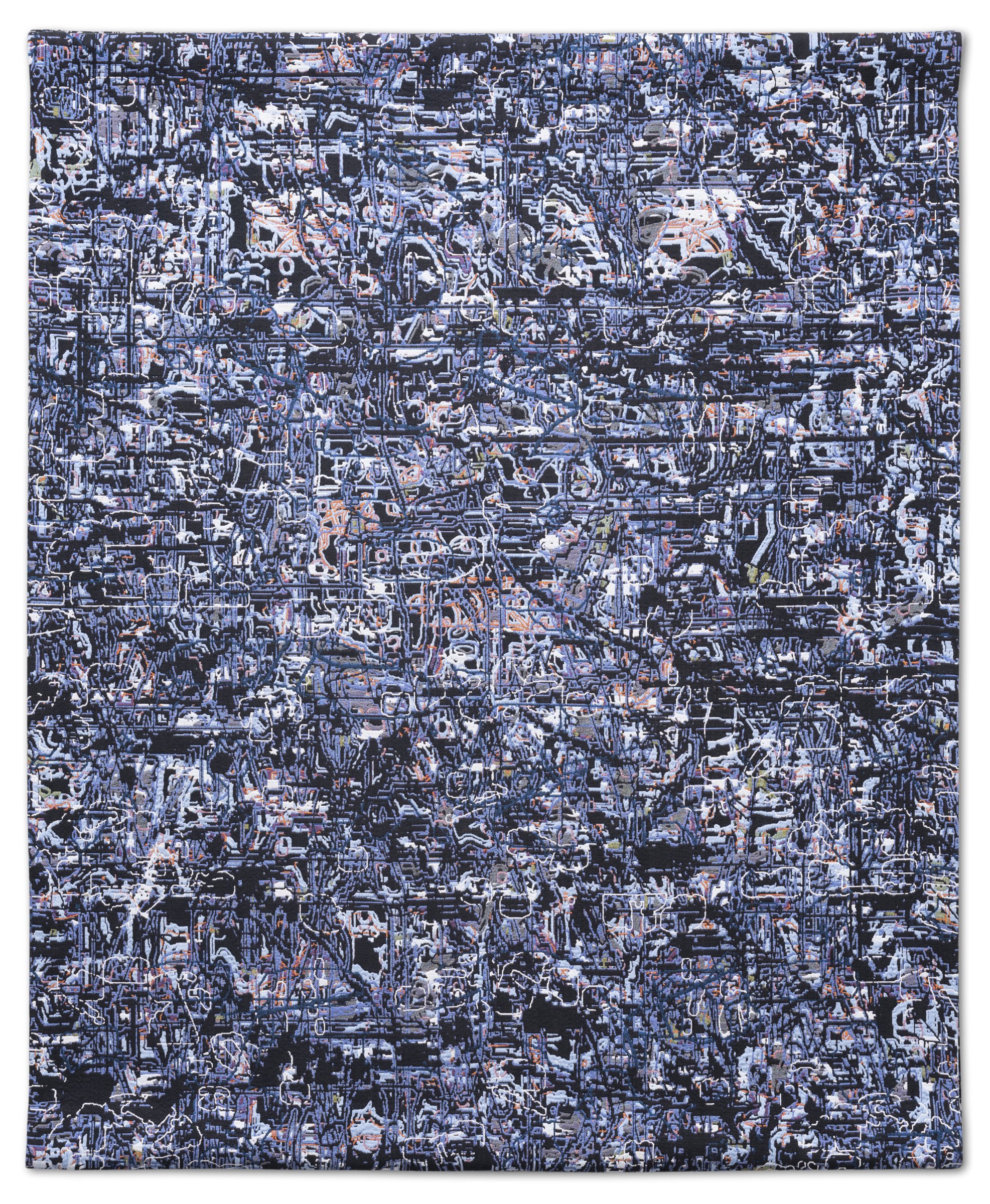   Grand Loop Variation, No. 2 , 2023 Jacquard tapestry, edition of 6 + proofs 96 x 80 inches  