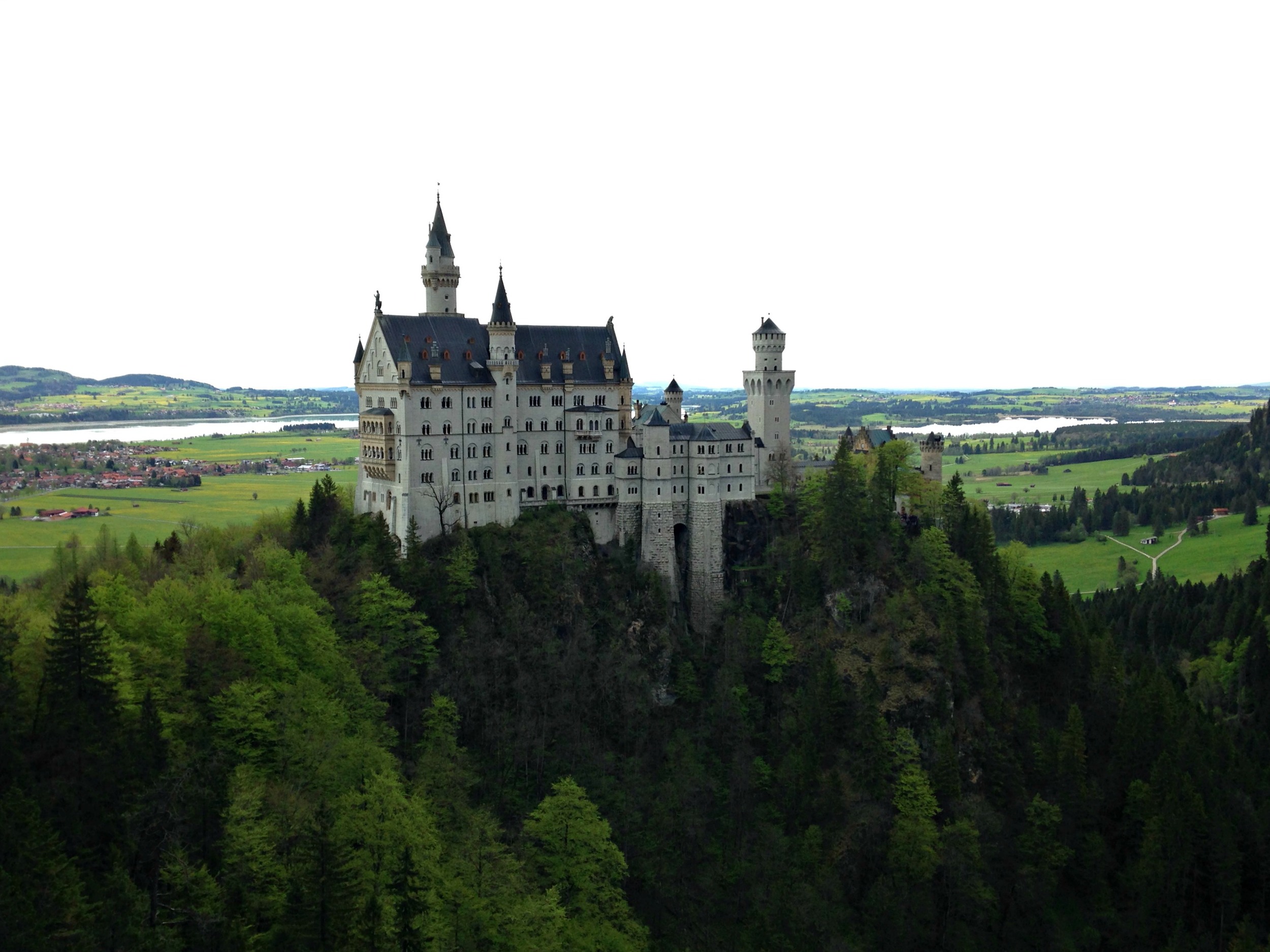 View of Neuschwanstein from Mary's Bridge