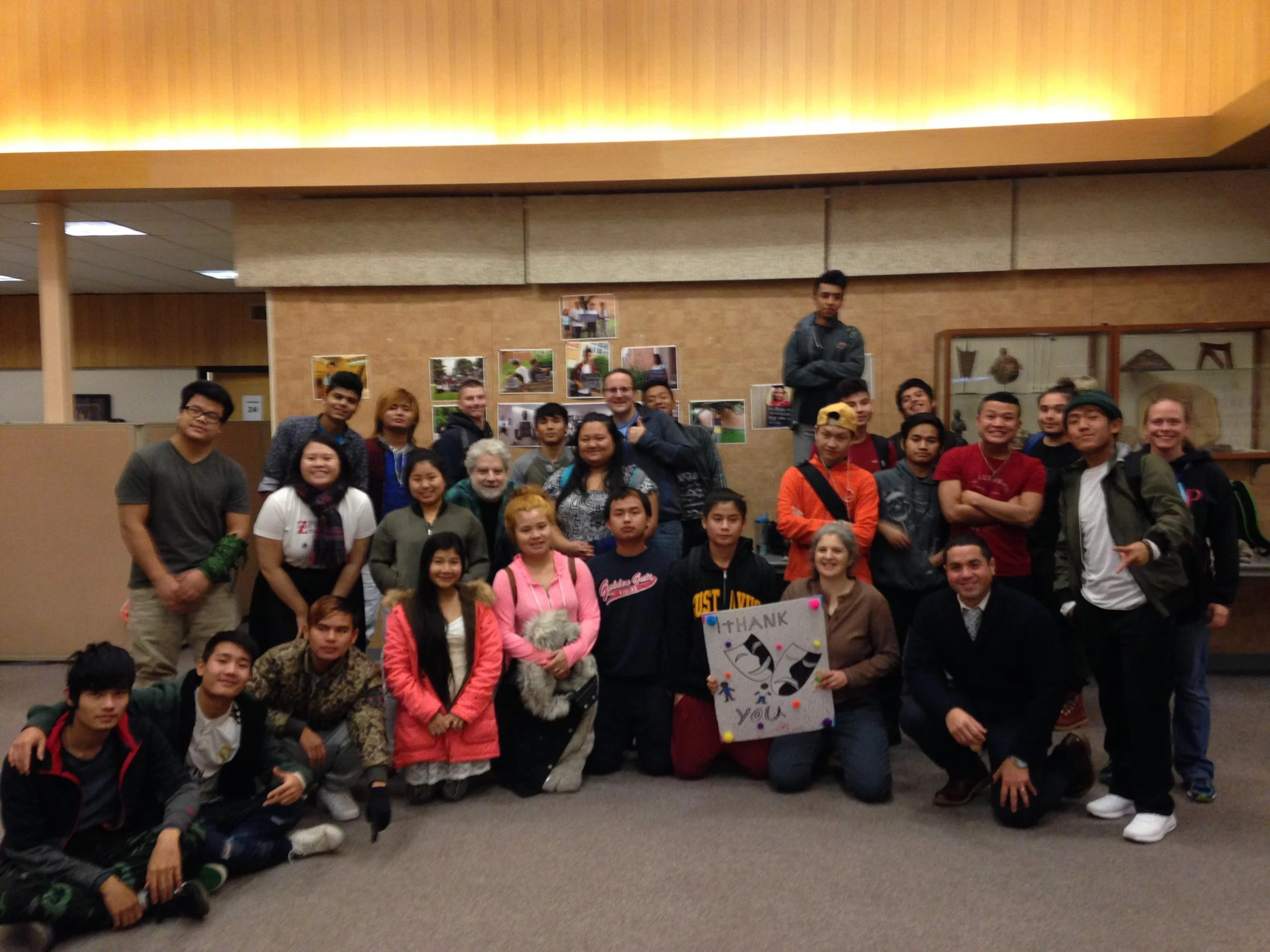 On the last day, KID CITY Teaching Artists took their last photo with this amazing group of students. 