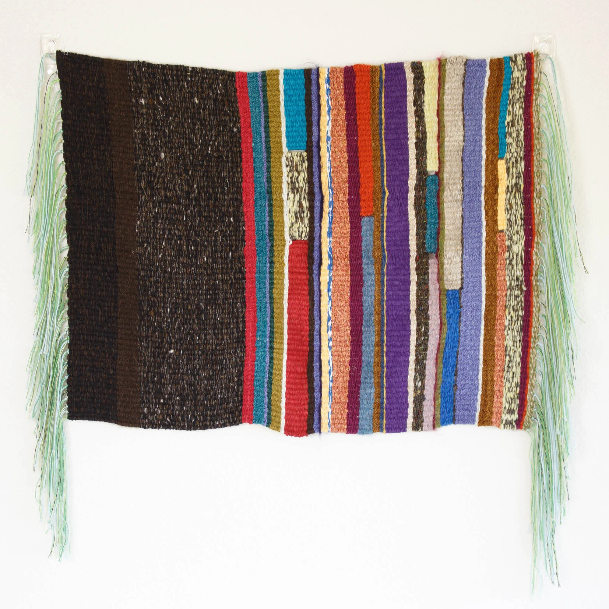 "Static Rhythm", Handwoven Wall Hanging