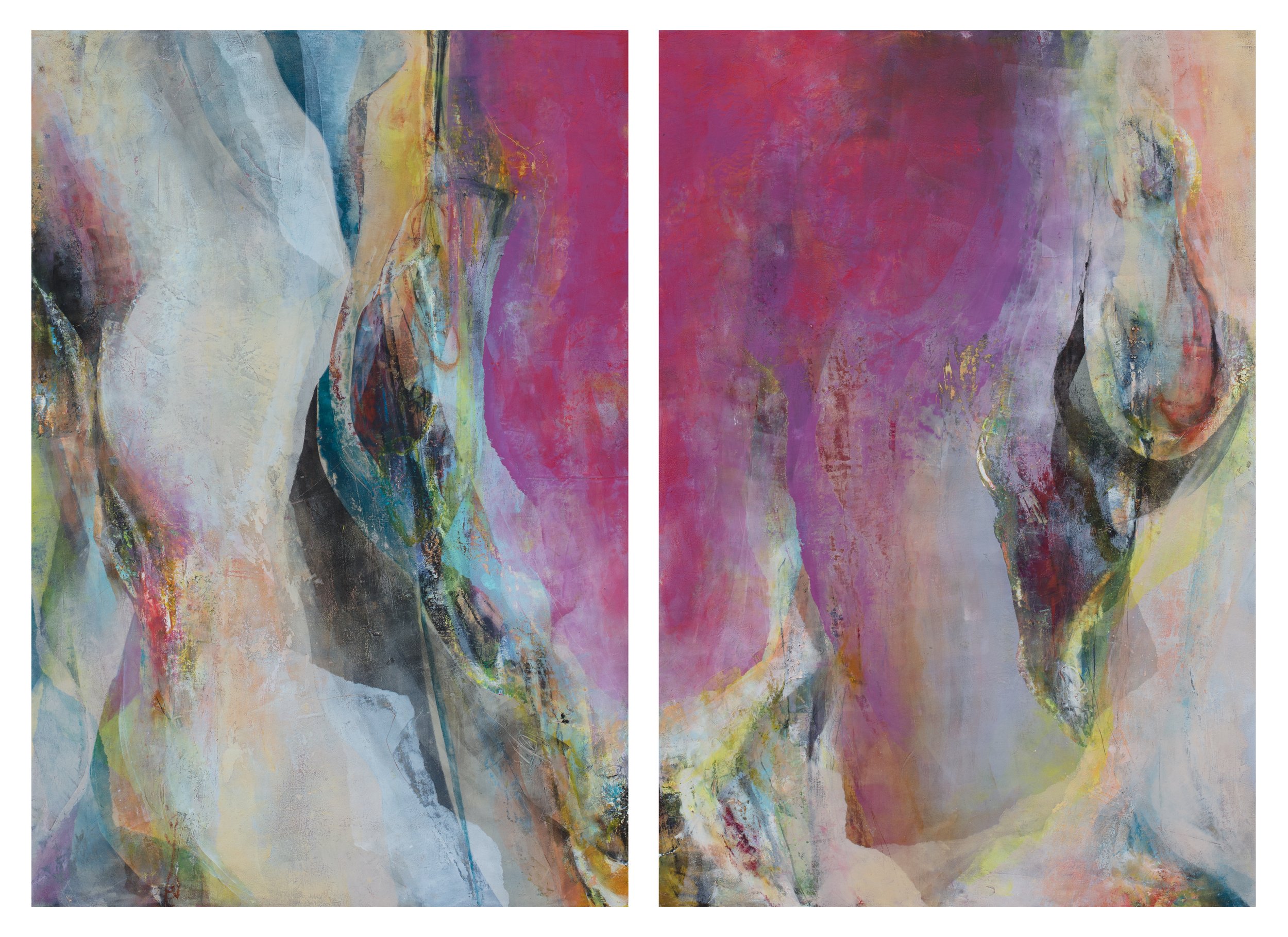 Slot Me In 36 x 48 (diptych)