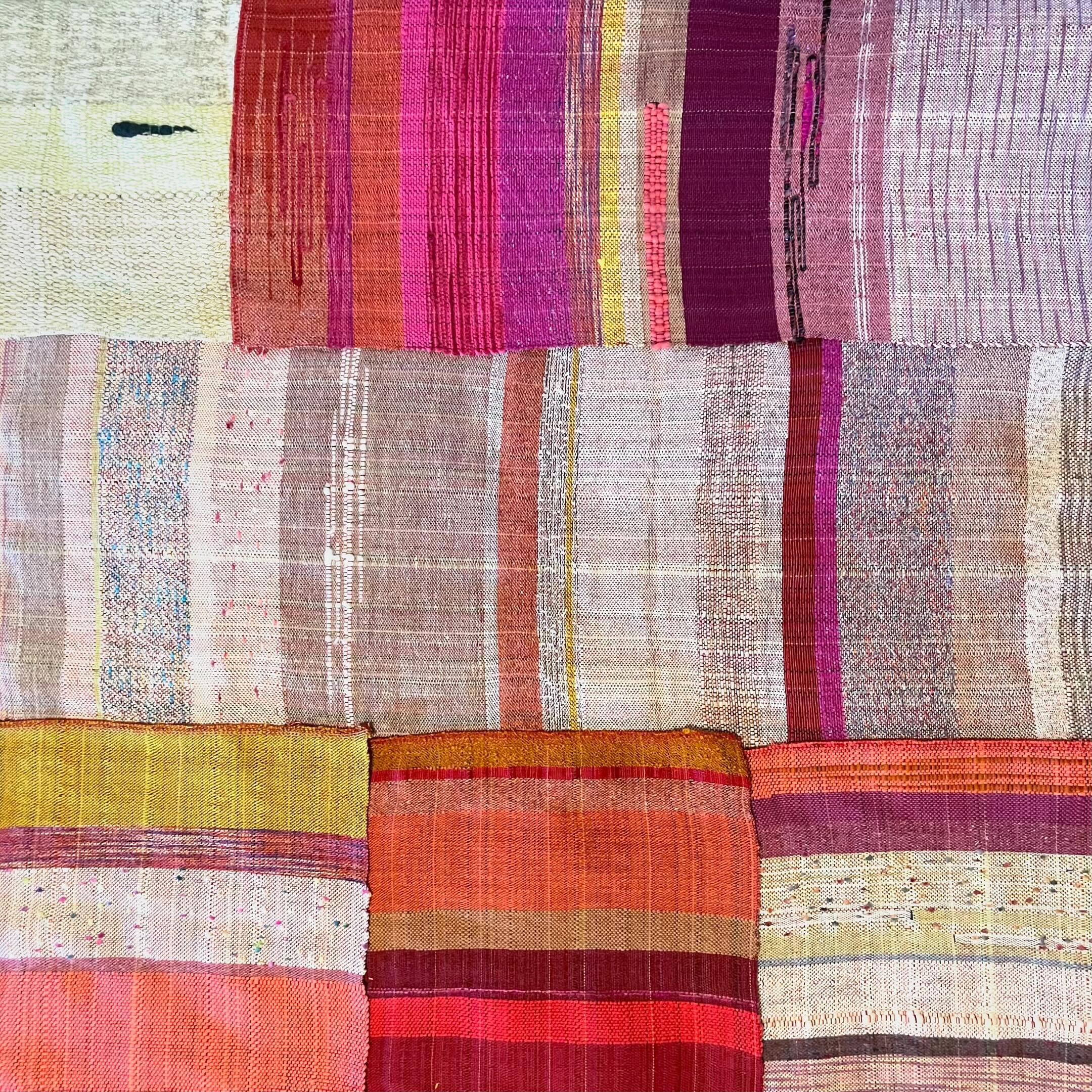 Recently my art friend @bentechristensenartstudio reached out to me about my last post. She was wondering if I&rsquo;d moved on from painting for now and started weaving. 

It made me realize that knit all of you know my journey&hellip; this is what 
