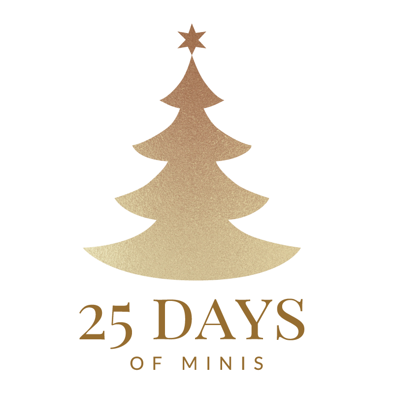 I'll be part of 25 Days of Minis this December