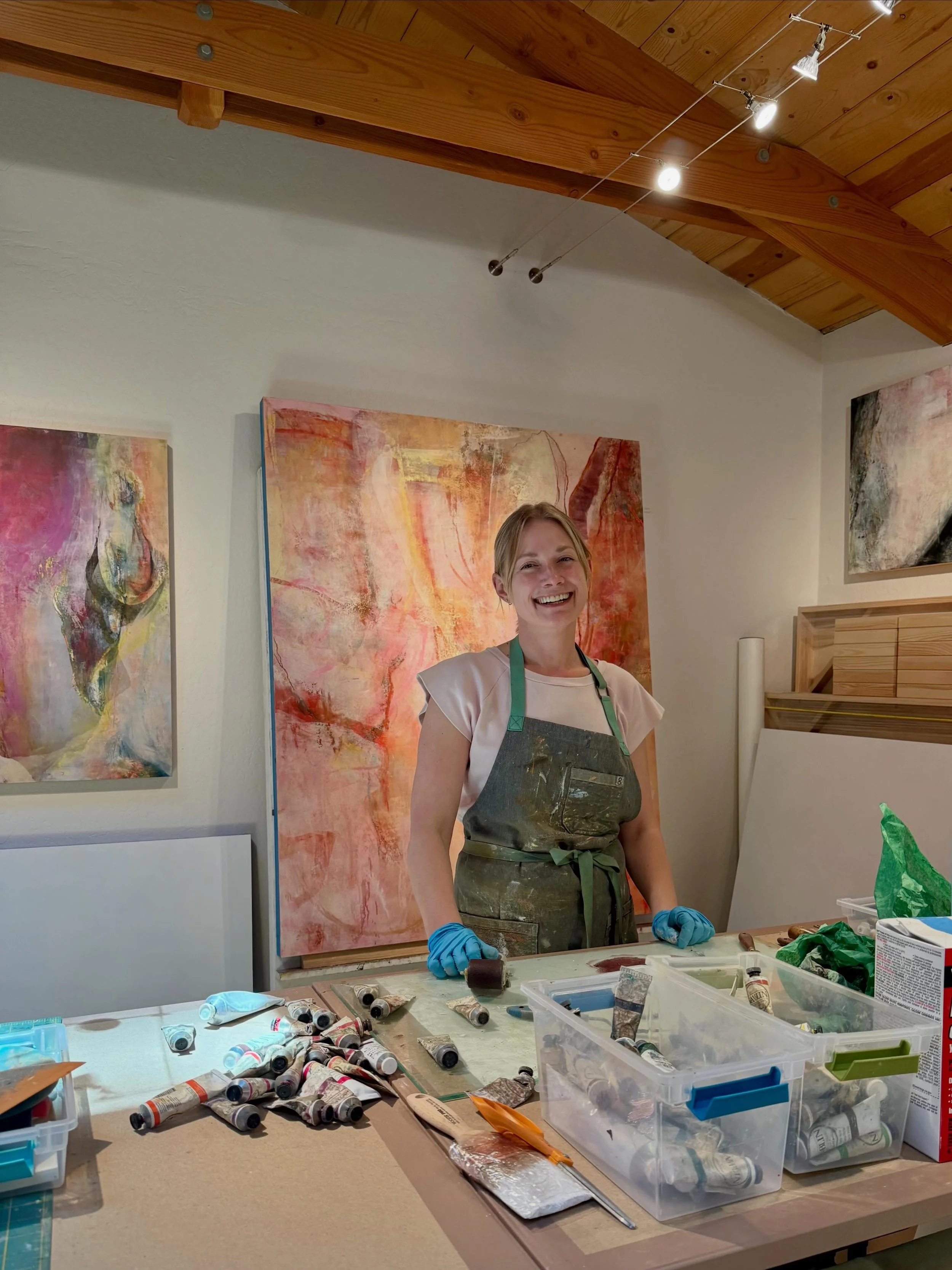 THANK YOU to everyone who took the time to find their way to my studio this weekend! The @slvarttour  was good fun and I had some fantastic art chats which I always love.

To my new collectors&hellip; thank you for valuing my work, thank you for supp