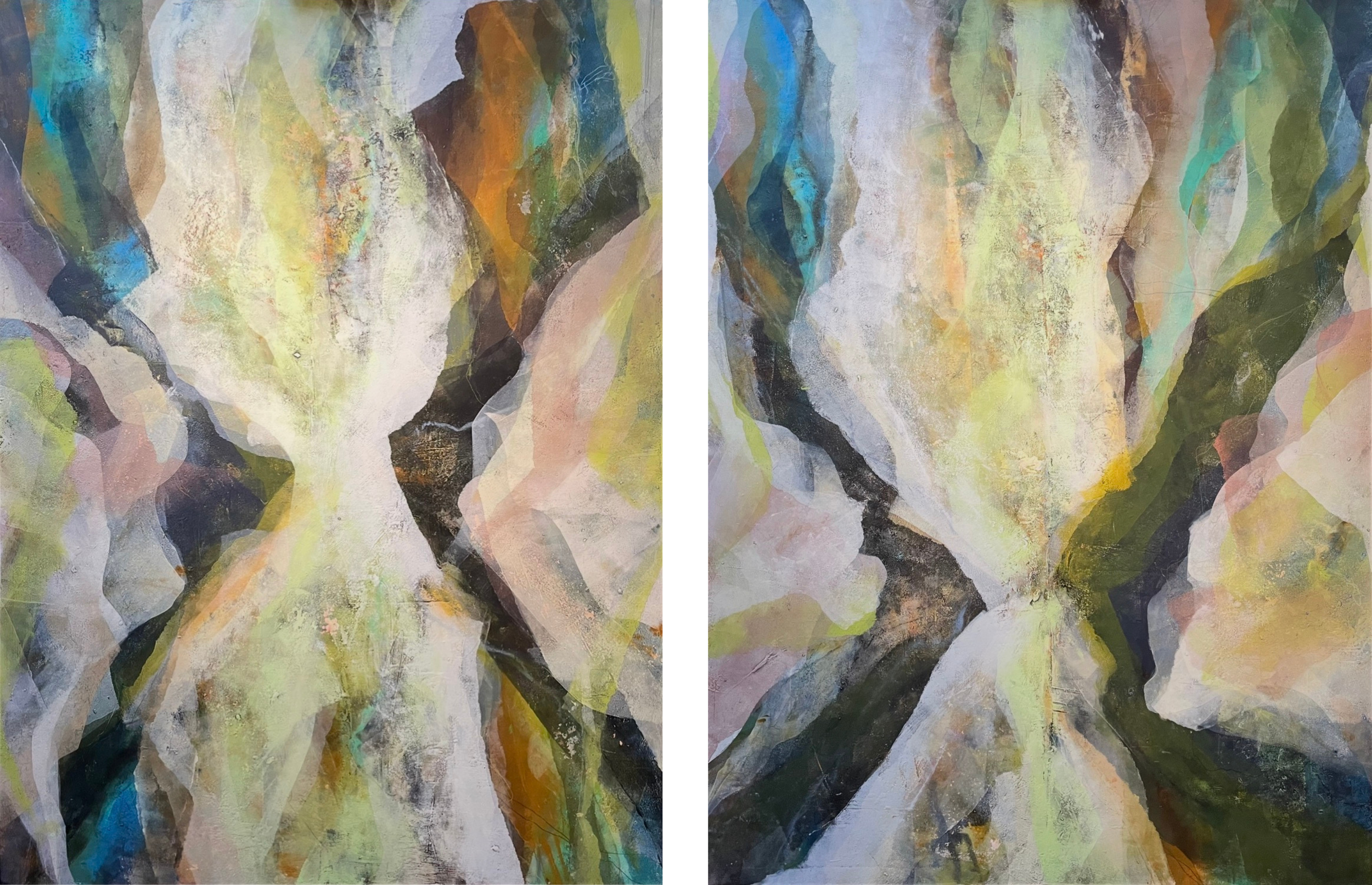 Mountain Echoes 48" x 72" (diptych)