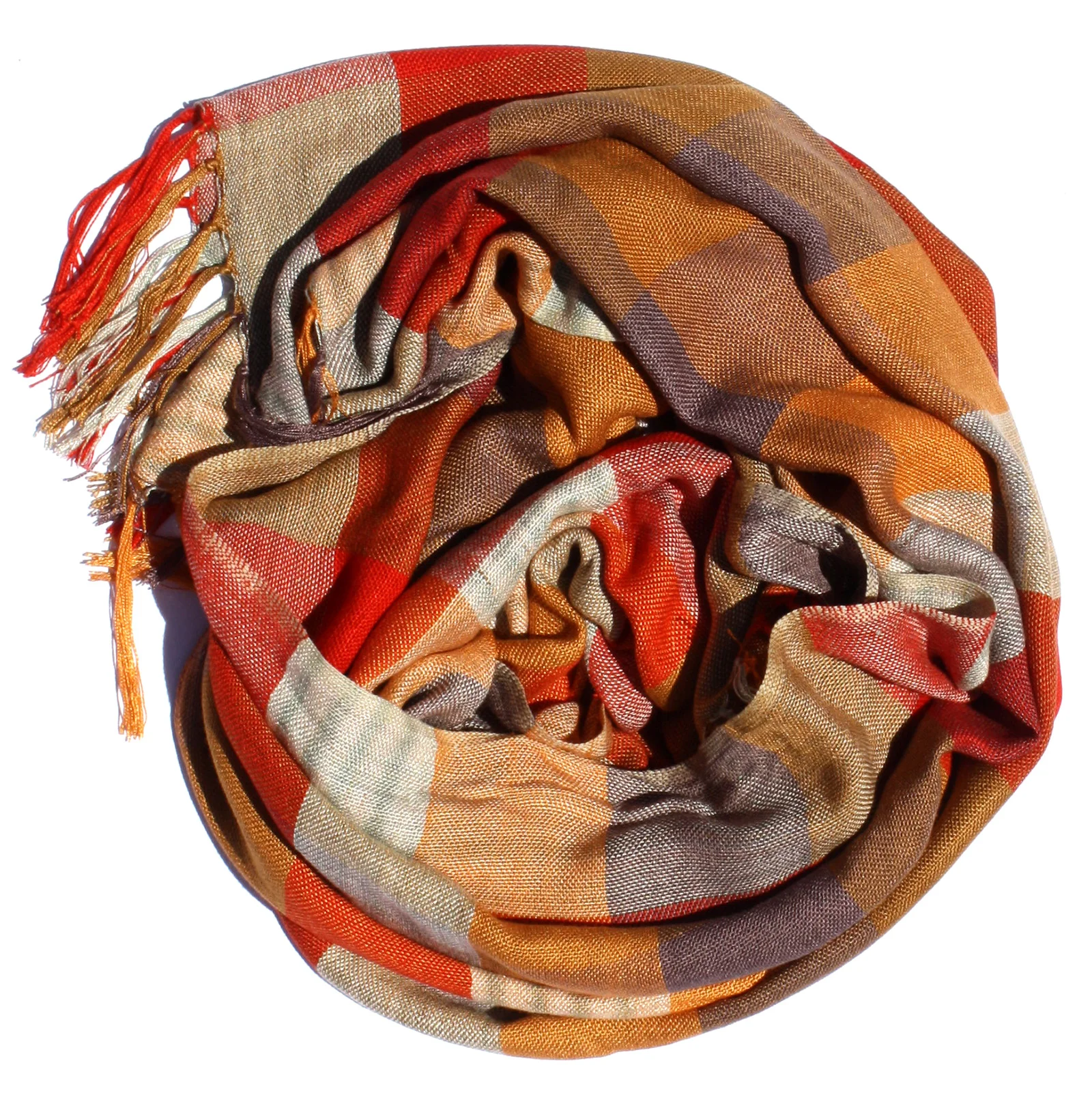 Ketzali Scarf Rulew Checks Handmade