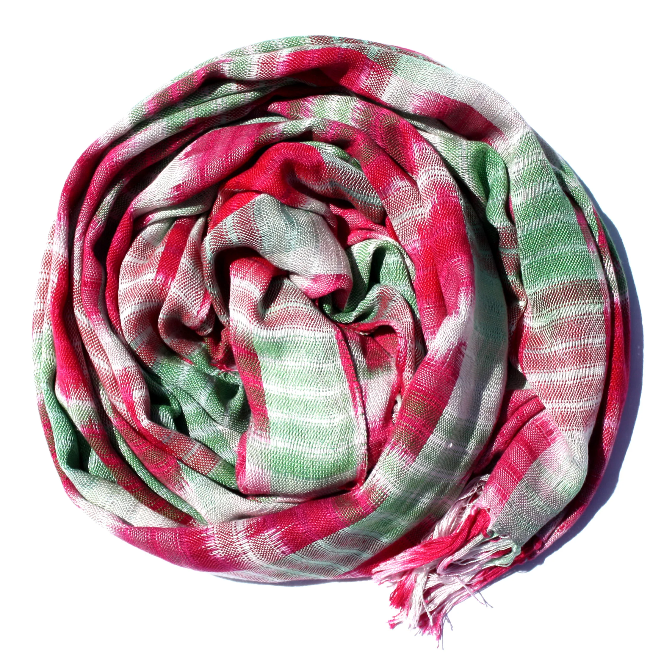 Ketzali Scarf Ixim Pink Handmade