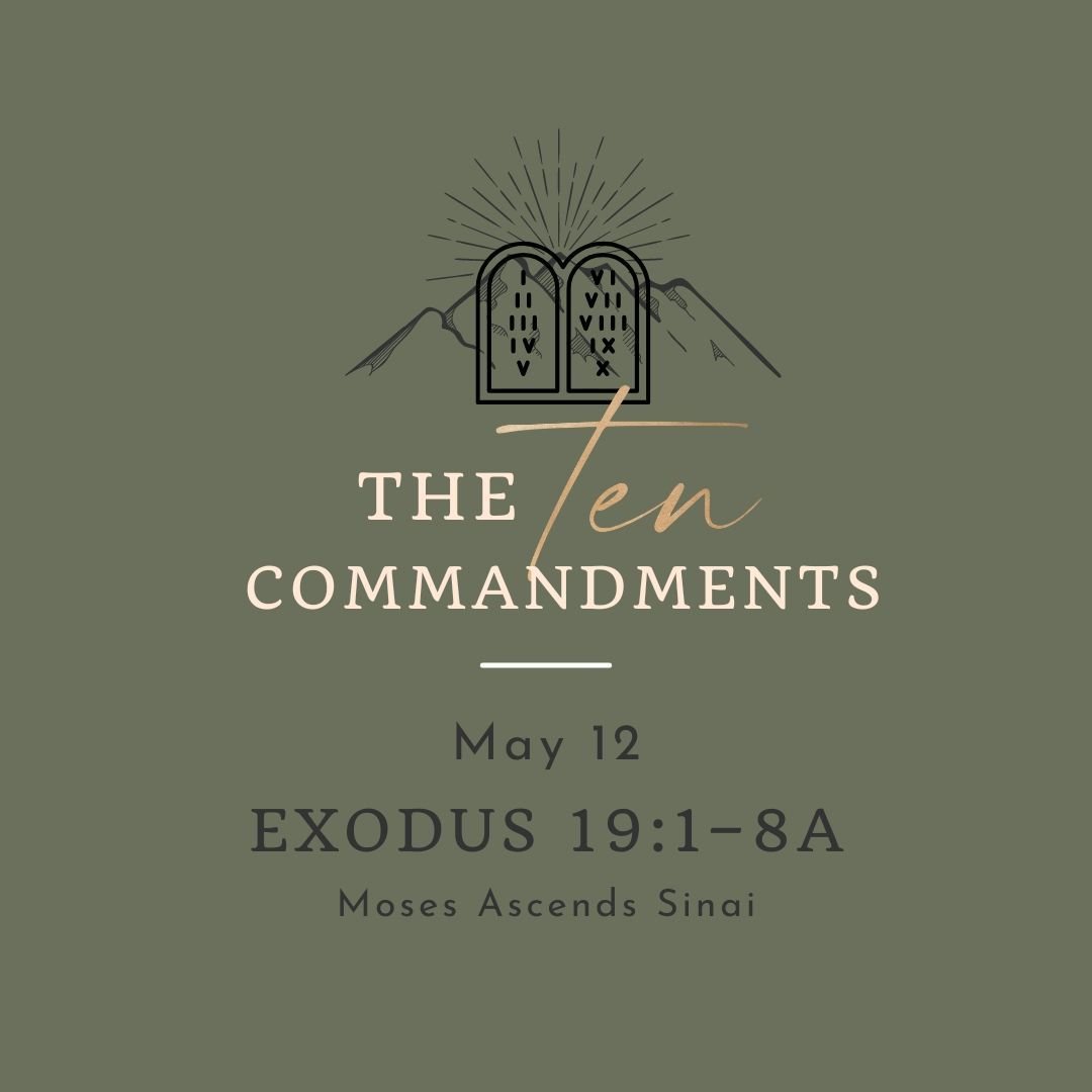Join us this Sunday, May 12th, as we start a sermon series through Exodus and the Ten Commandments, or you can watch a recording of the sermon on our Sojourn Heights YouTube channel.