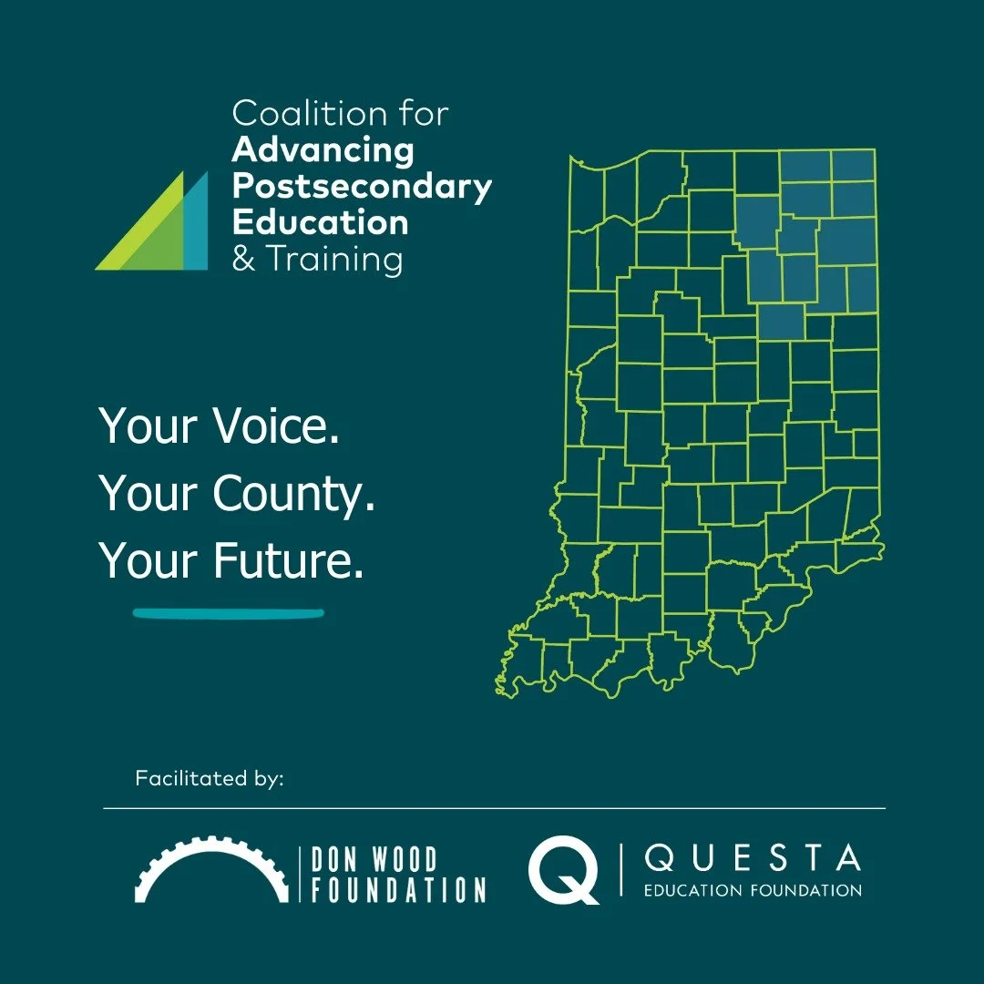 🎉 It&rsquo;s a wrap for CAPET county sessions!

Over the past few months, the Coalition for Advancing Postsecondary Education &amp; Training has connected with 320+ community members across 12 counties in northeast Indiana, all united by one goal: s