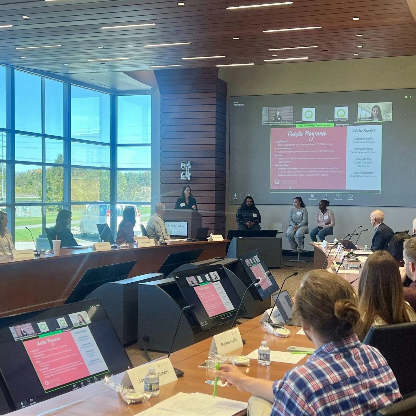 Yesterday, Questa&rsquo;s Board of Directors heard directly from the voices that matter most: our Questa Scholars! 💬 

A special panel of students shared how Questa&rsquo;s mission has impacted their journeys and why this work is so important for th