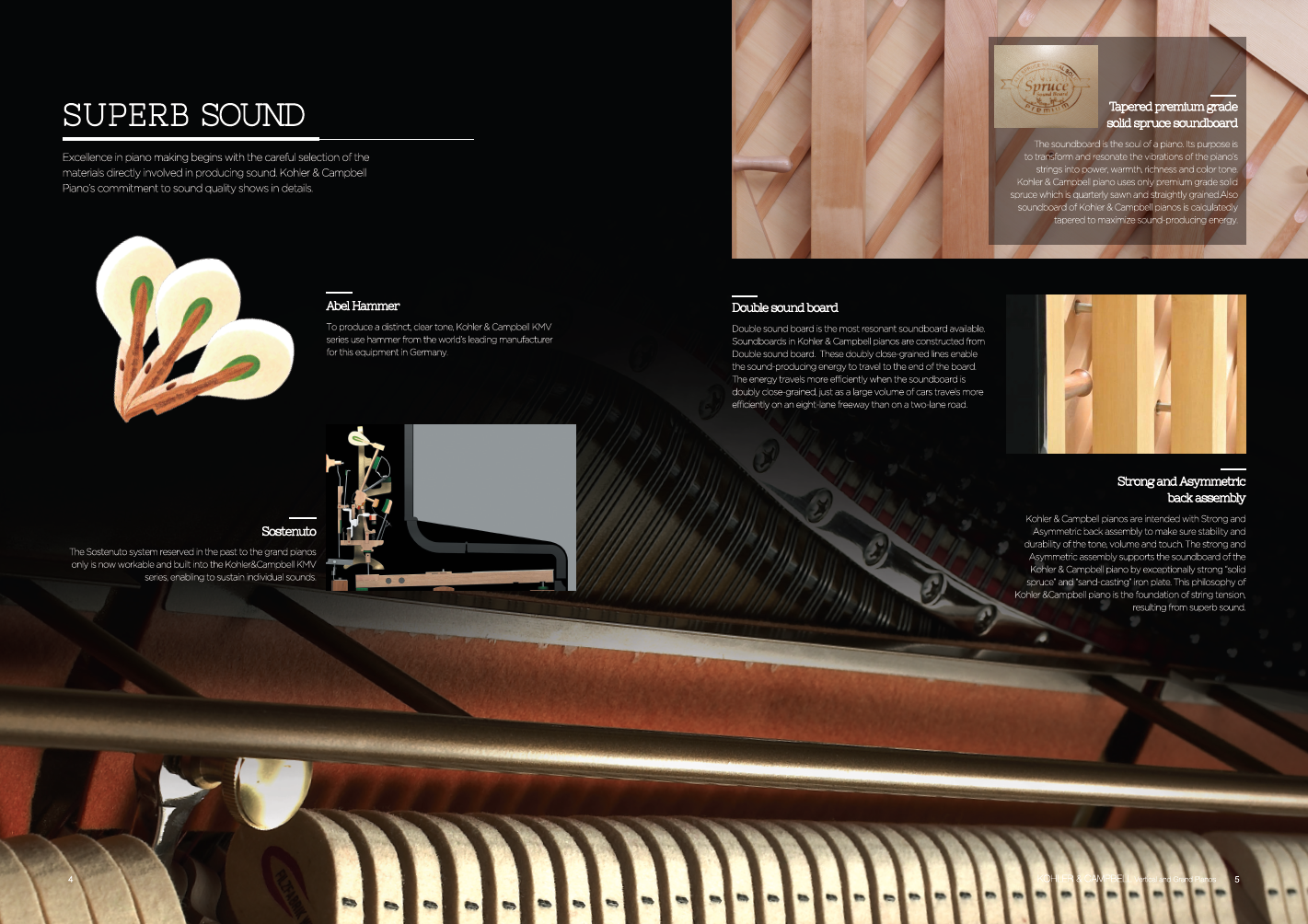 Kohler & Campbell Pianos Superb Sound