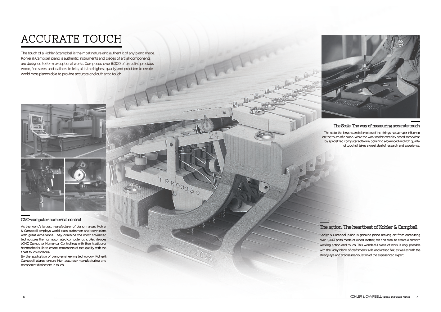 Kohler & Campbell Pianos Accurate Touch