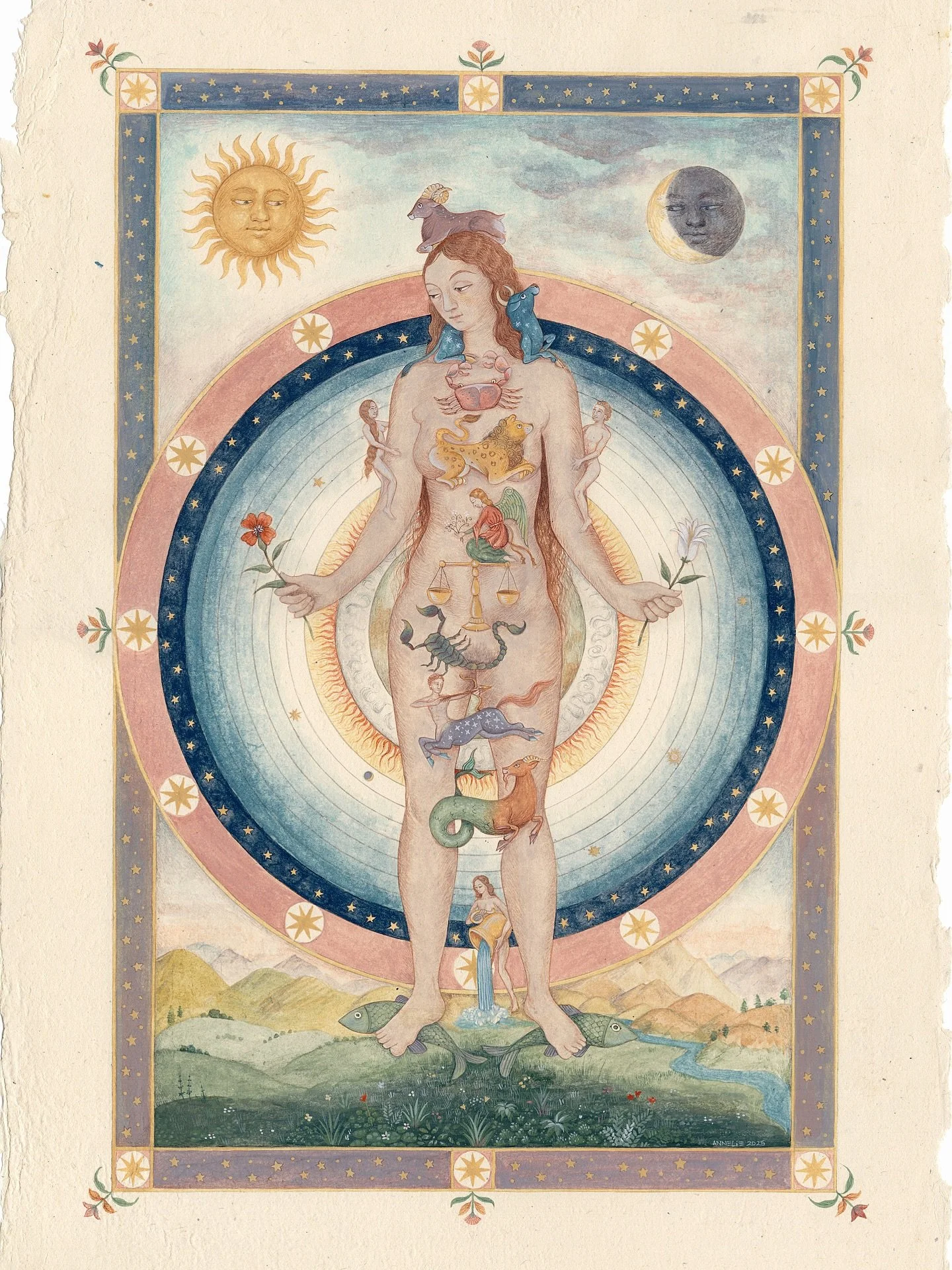 SIGNORUM 🌞✨🌷🌜
(+ some progress pics because this one was such a process; each step determined by the previous) 

This is the final piece I will be exhibiting at Medieval RELICS @thegalleryatgreenandstone in London next week! All of the artwork wil