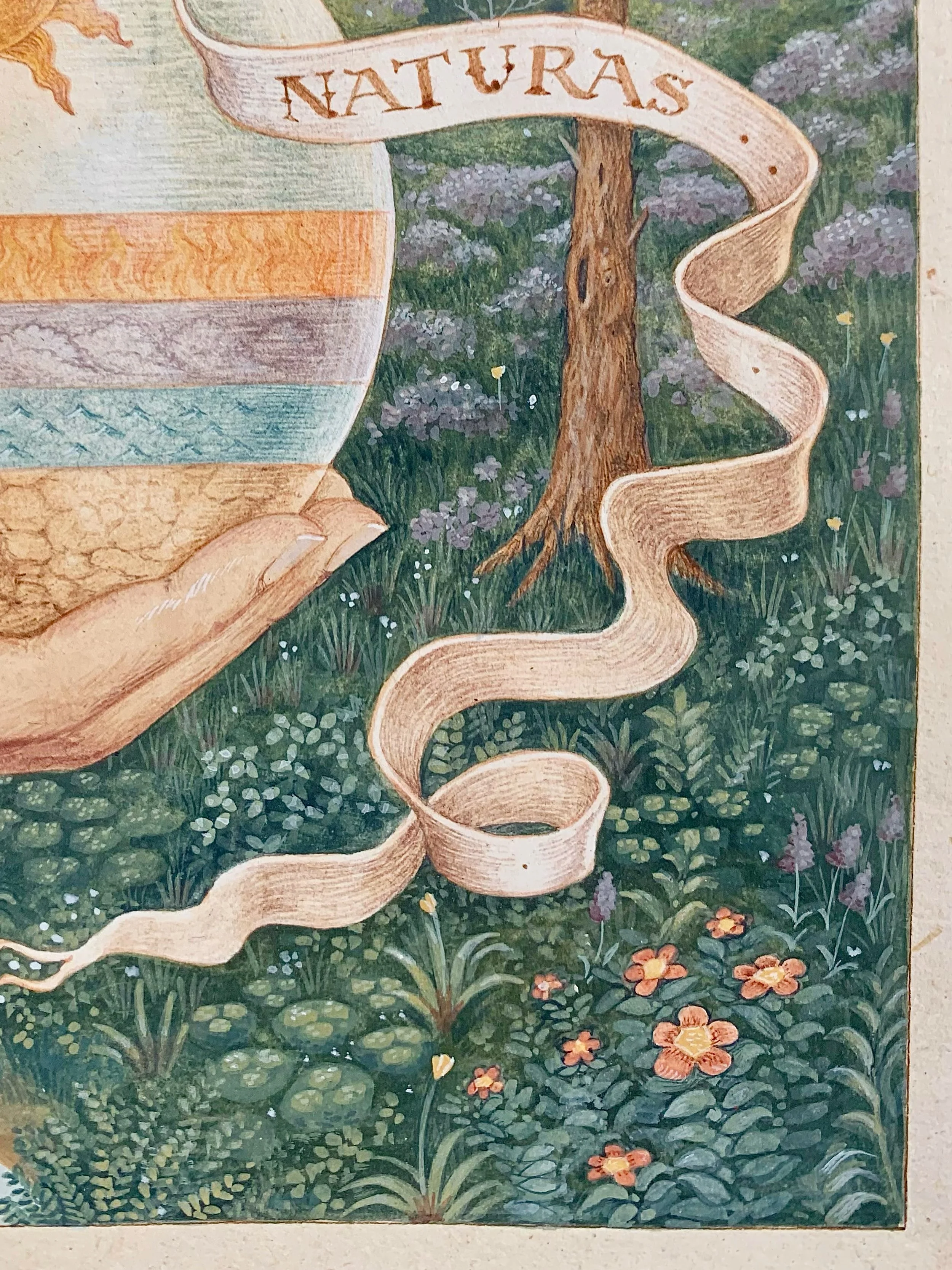 Can&rsquo;t get over little wildflower details 🌸🌺🌼
And all painted with colours from the very Earth; ochres and indigo, tumbled beach rocks in hues of lavender and blush, chalk from seaside cliffs. She&rsquo;s so generous 🌷