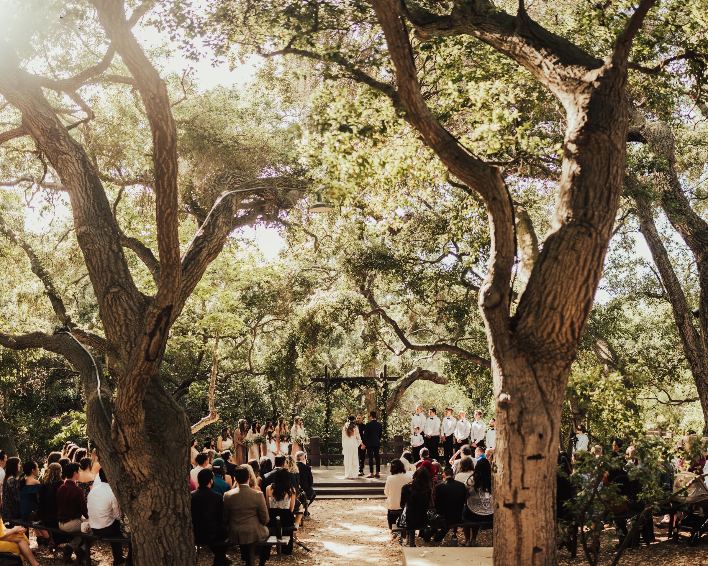 Boho Wedding at Oak Canyon Nature Center Photographed by Big Sur Wedding Photographers Tessa Tadlock 